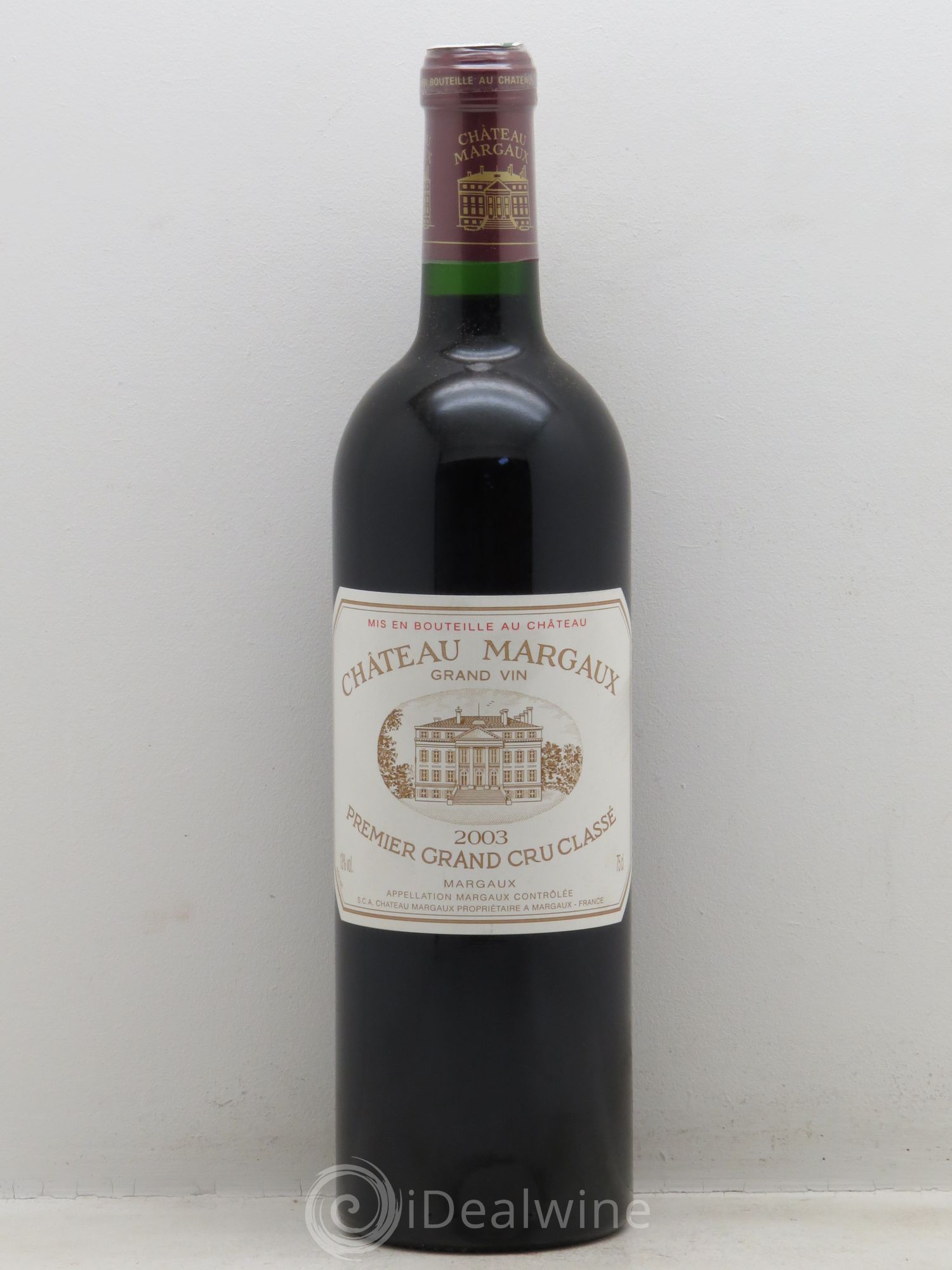 Château Margaux 1er Grand Cru Classé 2003 - Lot de 1 bouteille - 0