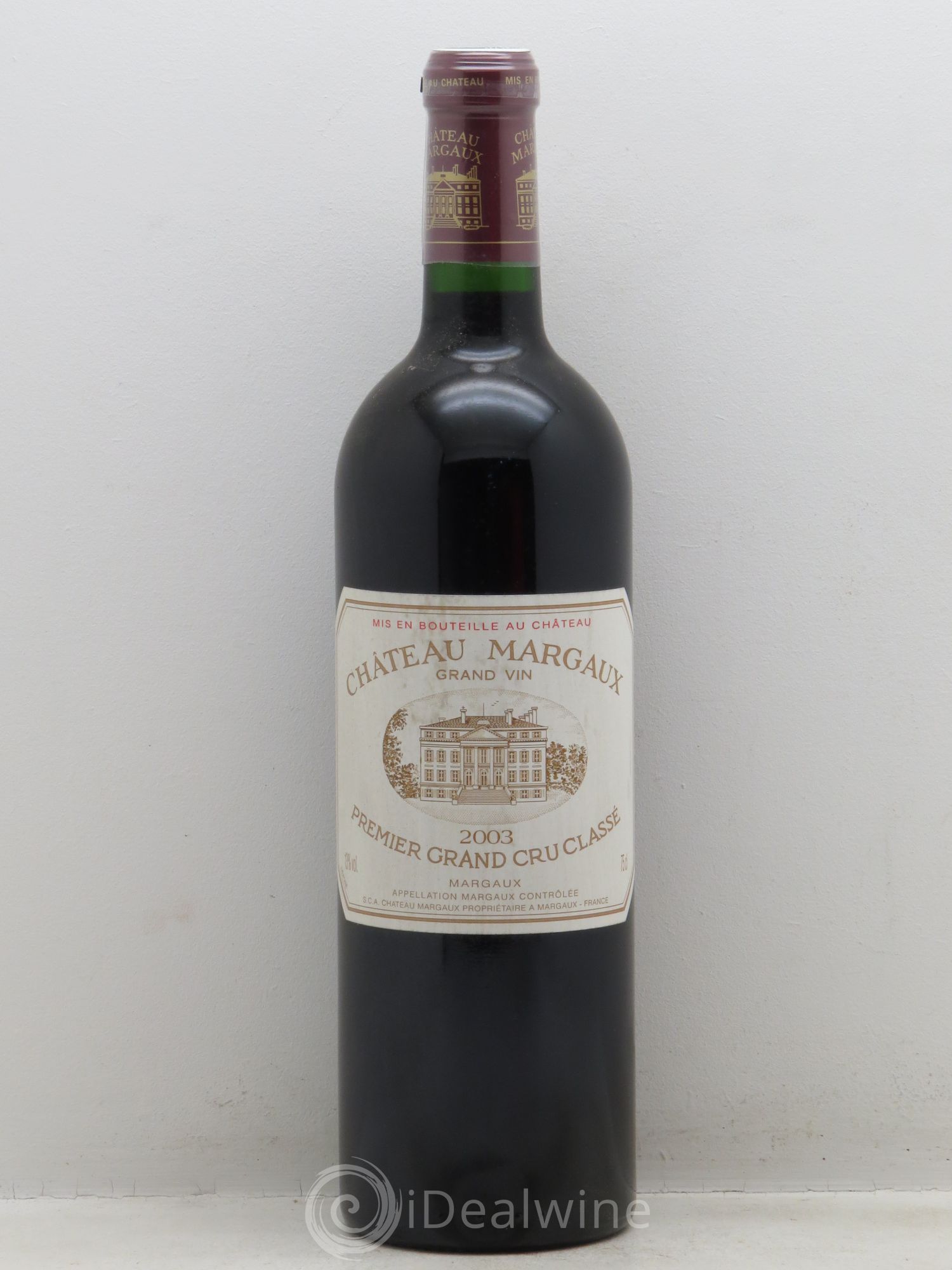 Château Margaux 1er Grand Cru Classé 2003 - Lot de 1 bouteille - 0
