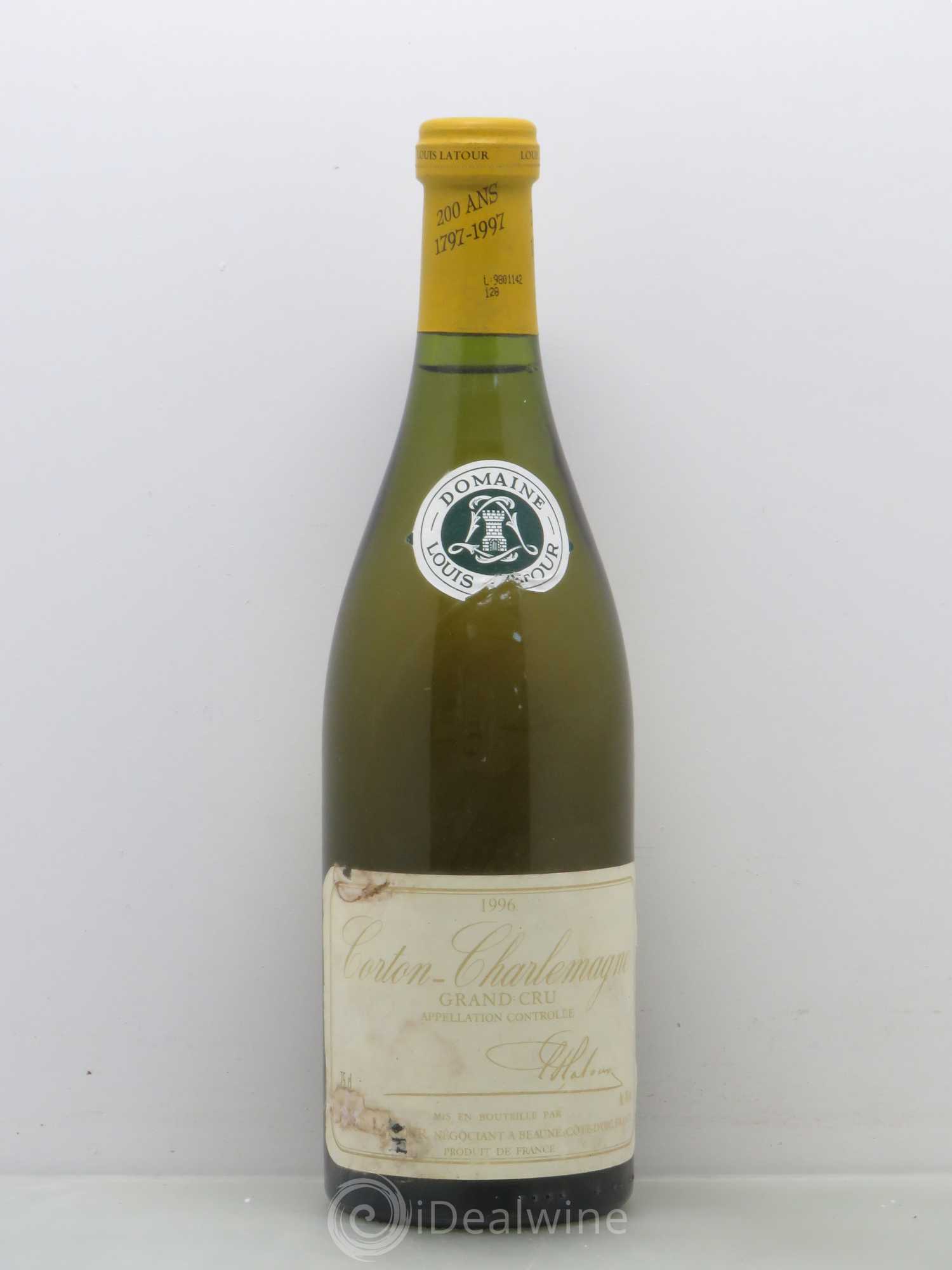 Corton-Charlemagne Grand Cru Louis Latour 1996 - Lot de 1 bouteille - 0