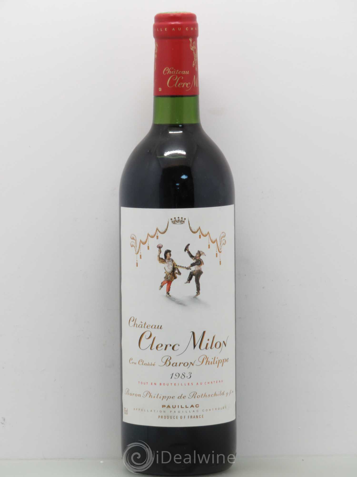 Château Clerc Milon 5ème Grand Cru Classé 1983 - Lot de 1 bouteille - 0