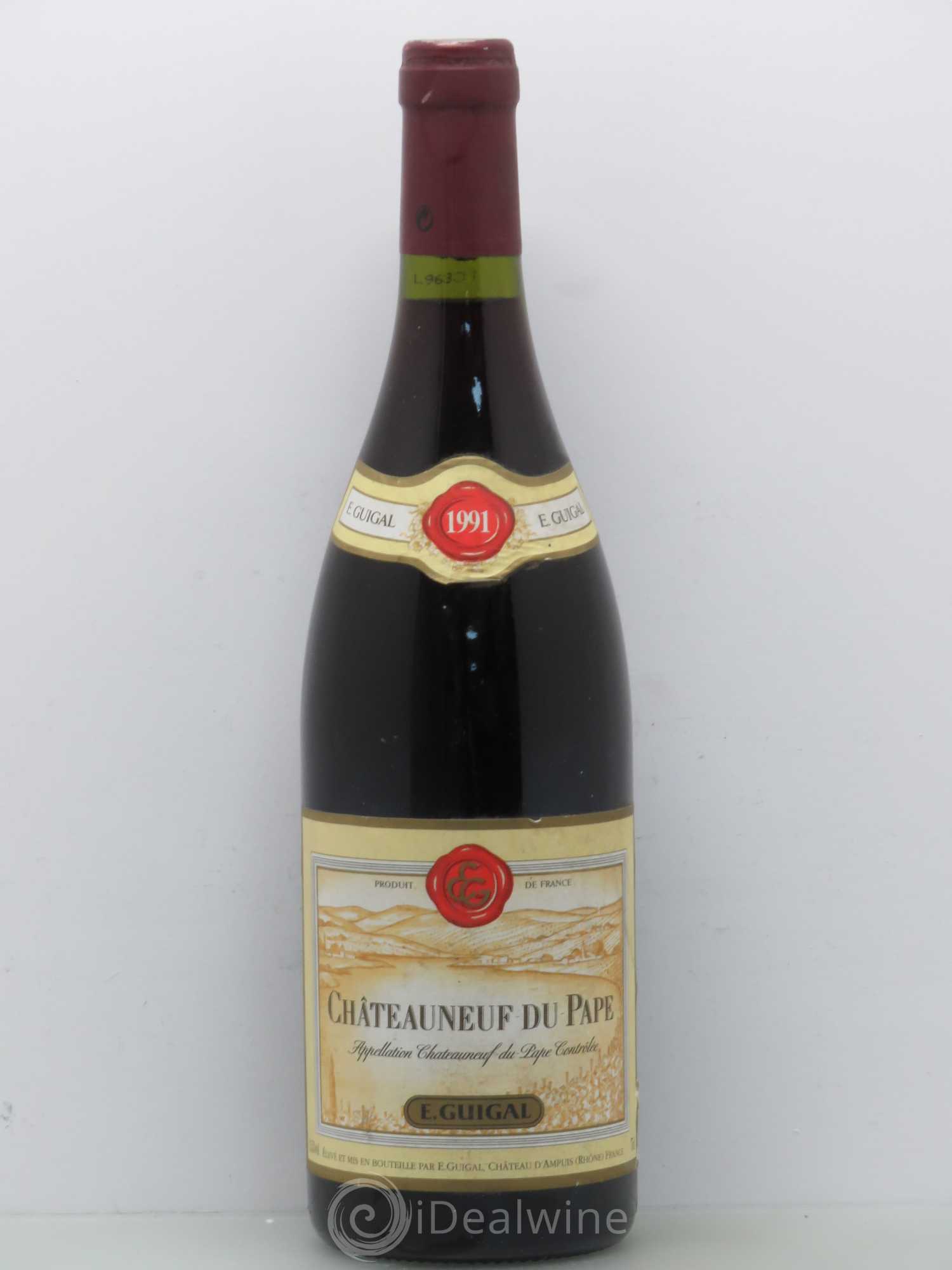 Châteauneuf-du-Pape Guigal 1991 - Lot de 1 bouteille - 0