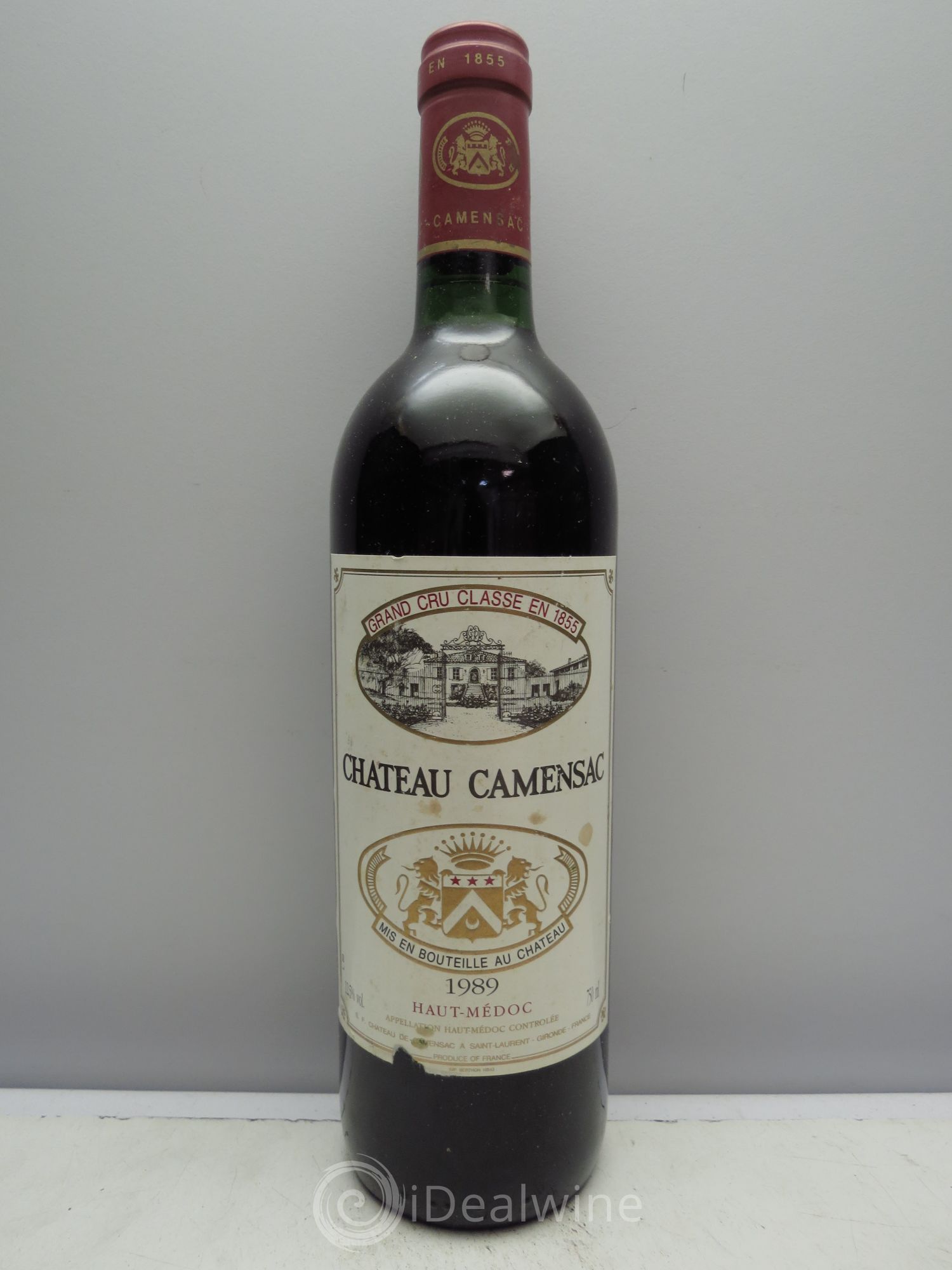 Château Camensac 5ème Grand Cru Classé 1989 - Lot de 1 bouteille - 0