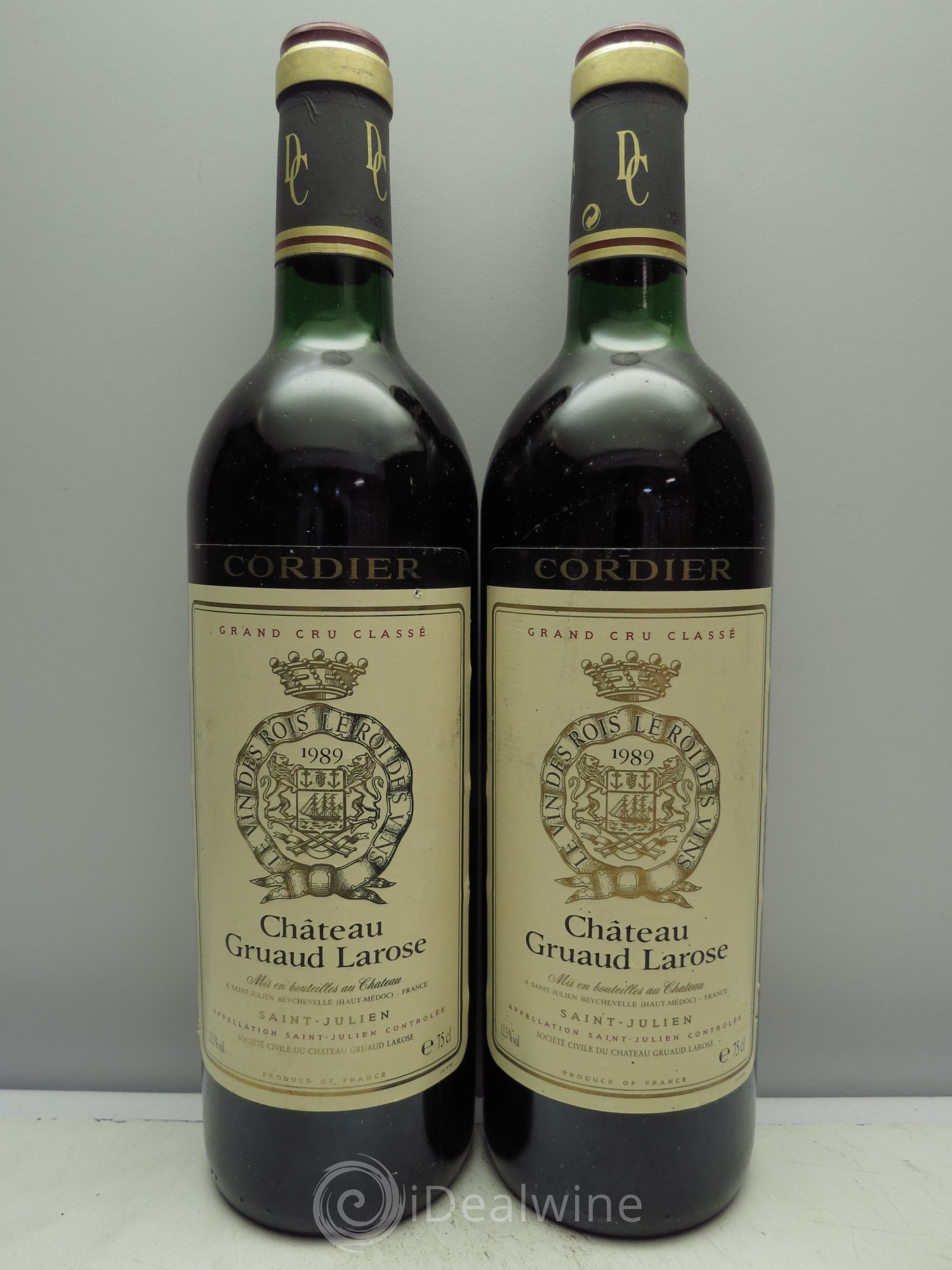 Château Gruaud Larose 2ème Grand Cru Classé 1989 - Lot de 2 bouteilles - 0