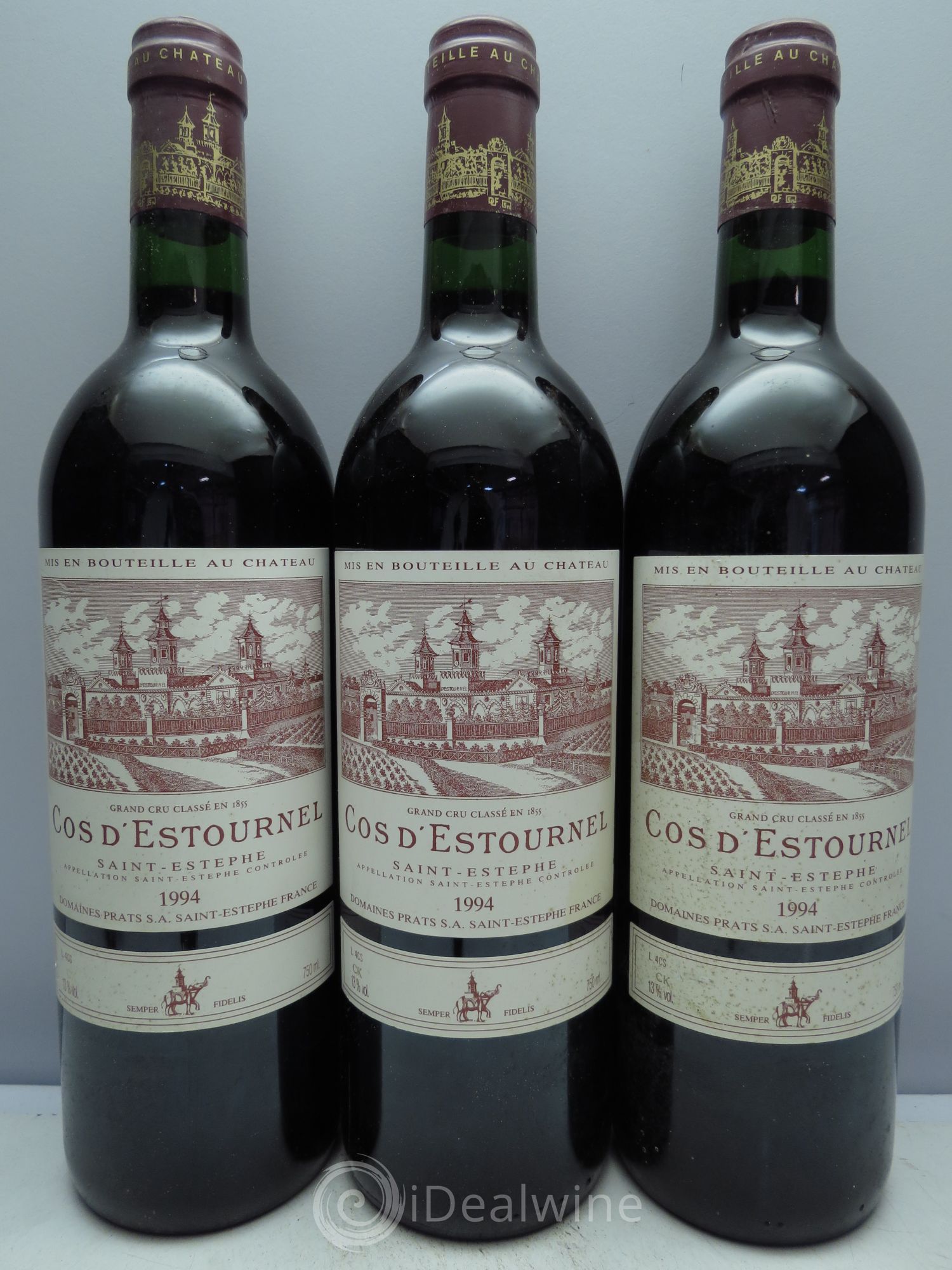 Cos d'Estournel 2ème Grand Cru Classé 1994 - Lot de 3 bouteilles - 0