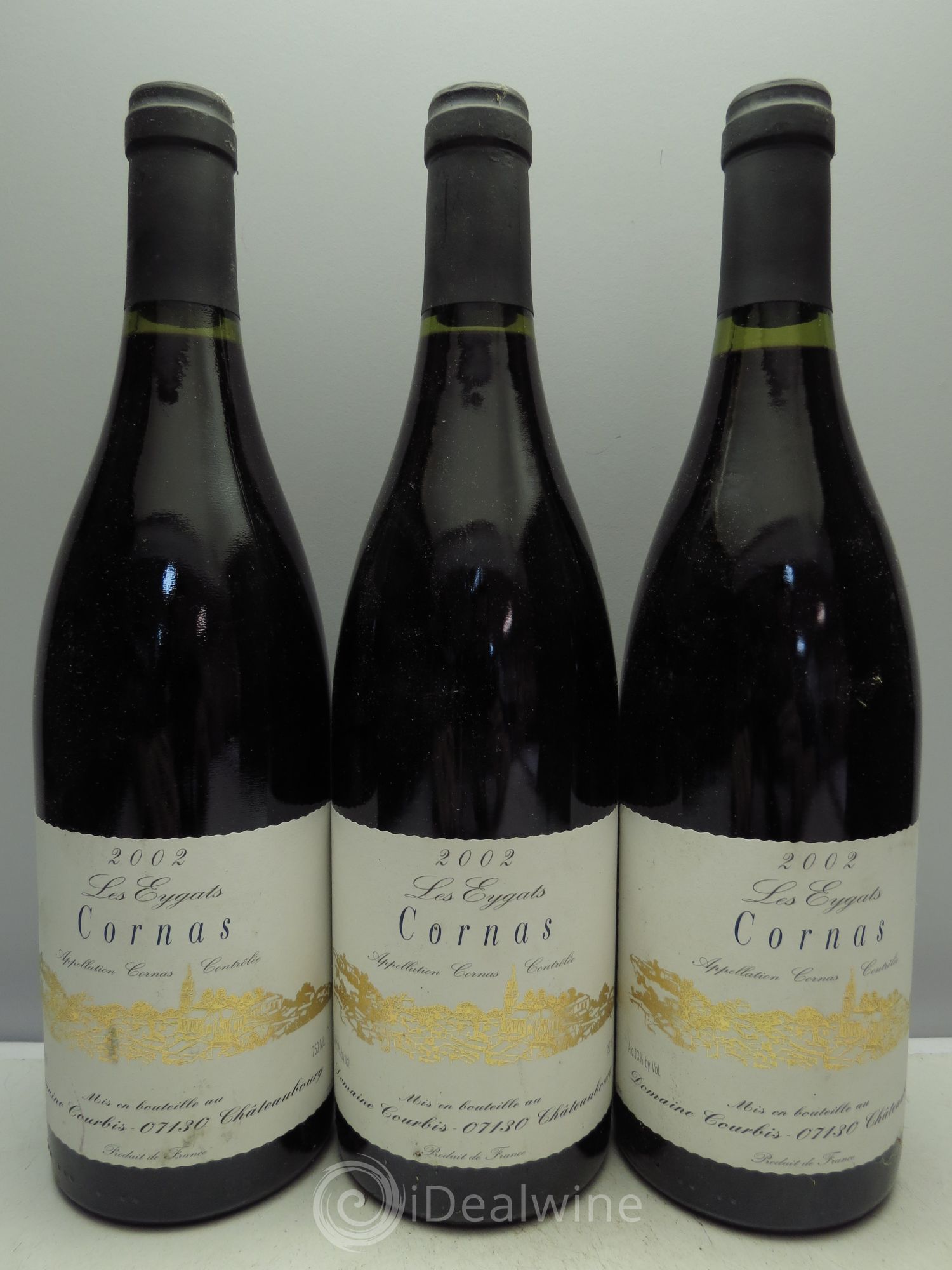 Cornas Les Eygats 2002 - Posten von 3 Flaschen - 0