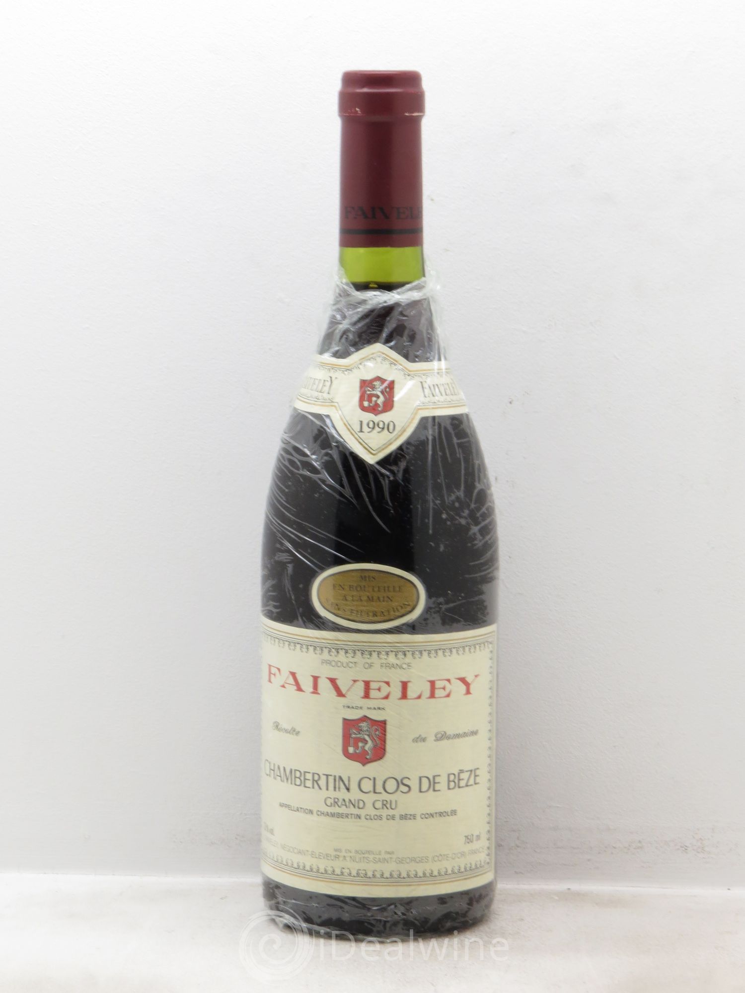 Chambertin Clos de Bèze Grand Cru Faiveley 1990 - Lot de 1 bouteille - 0