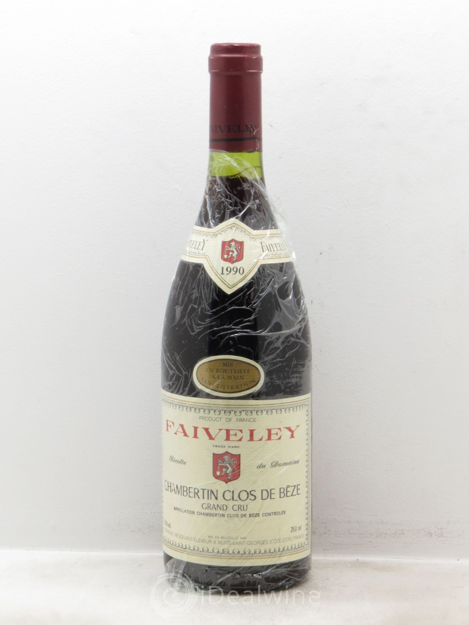 Chambertin Clos de Bèze Grand Cru Faiveley 1990 - Lot de 1 bouteille - 0