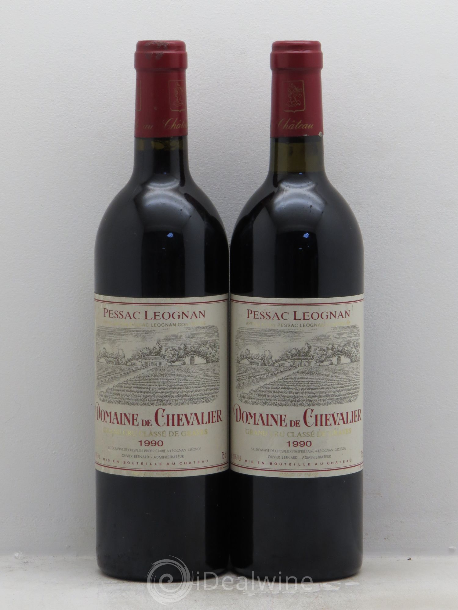 Domaine de Chevalier Cru Classé de Graves 1990 - Lot de 2 bouteilles - 0