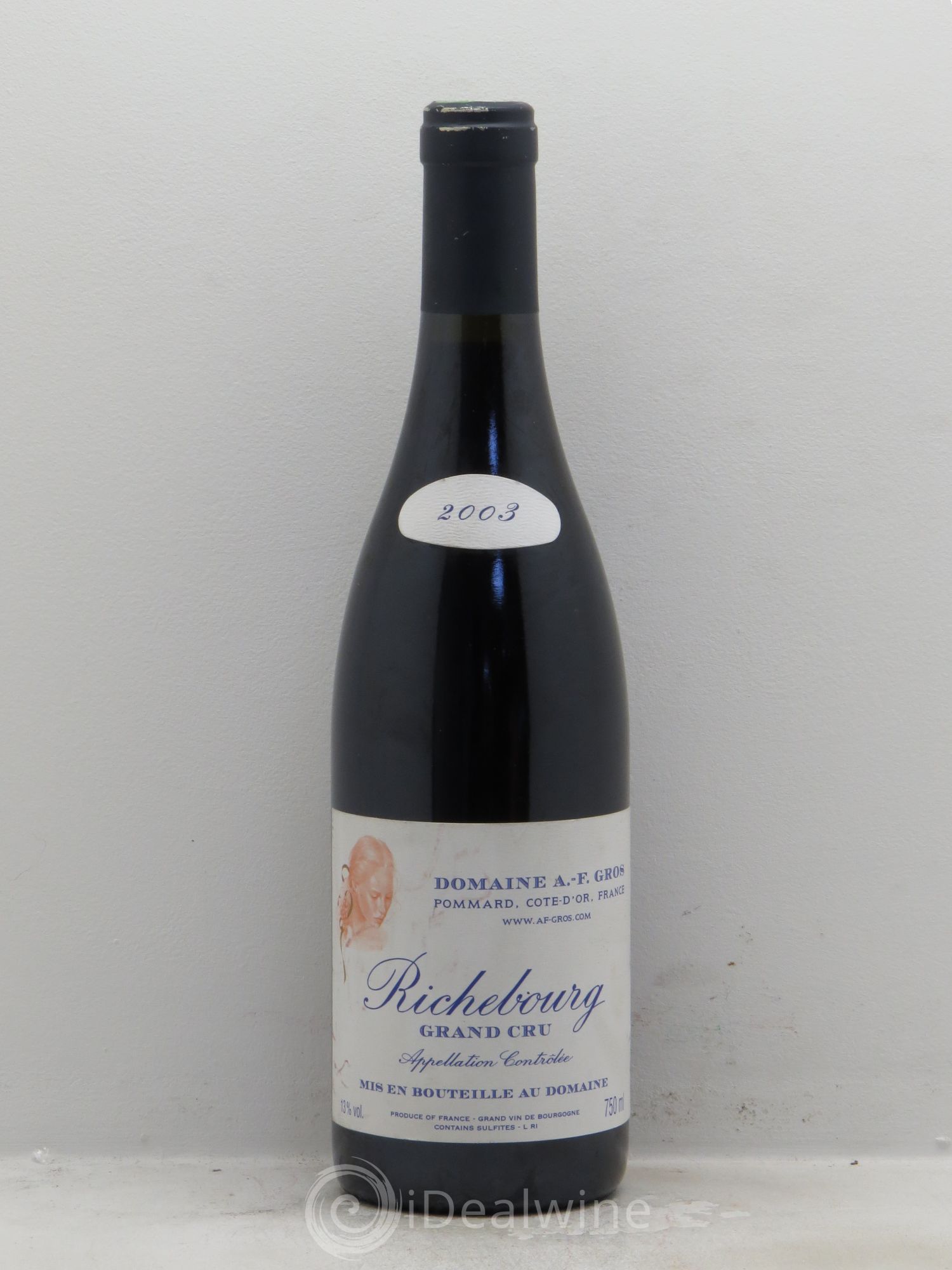 Richebourg Grand Cru A.-F. Gros 2003 - Lot de 1 bouteille - 0