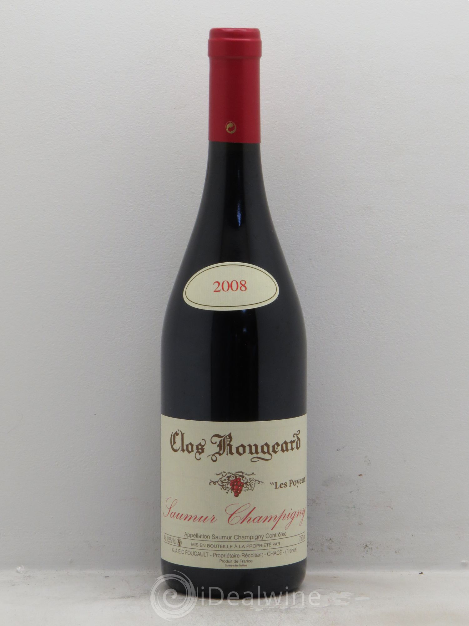 Saumur-Champigny Les Poyeux Clos Rougeard 2008 - Lot de 1 bouteille - 0