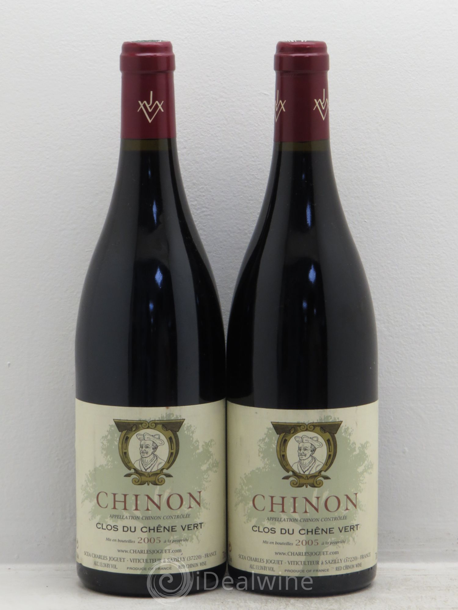 Chinon Clos du Chêne Vert Charles Joguet 2005 - Lot de 2 bouteilles - 0