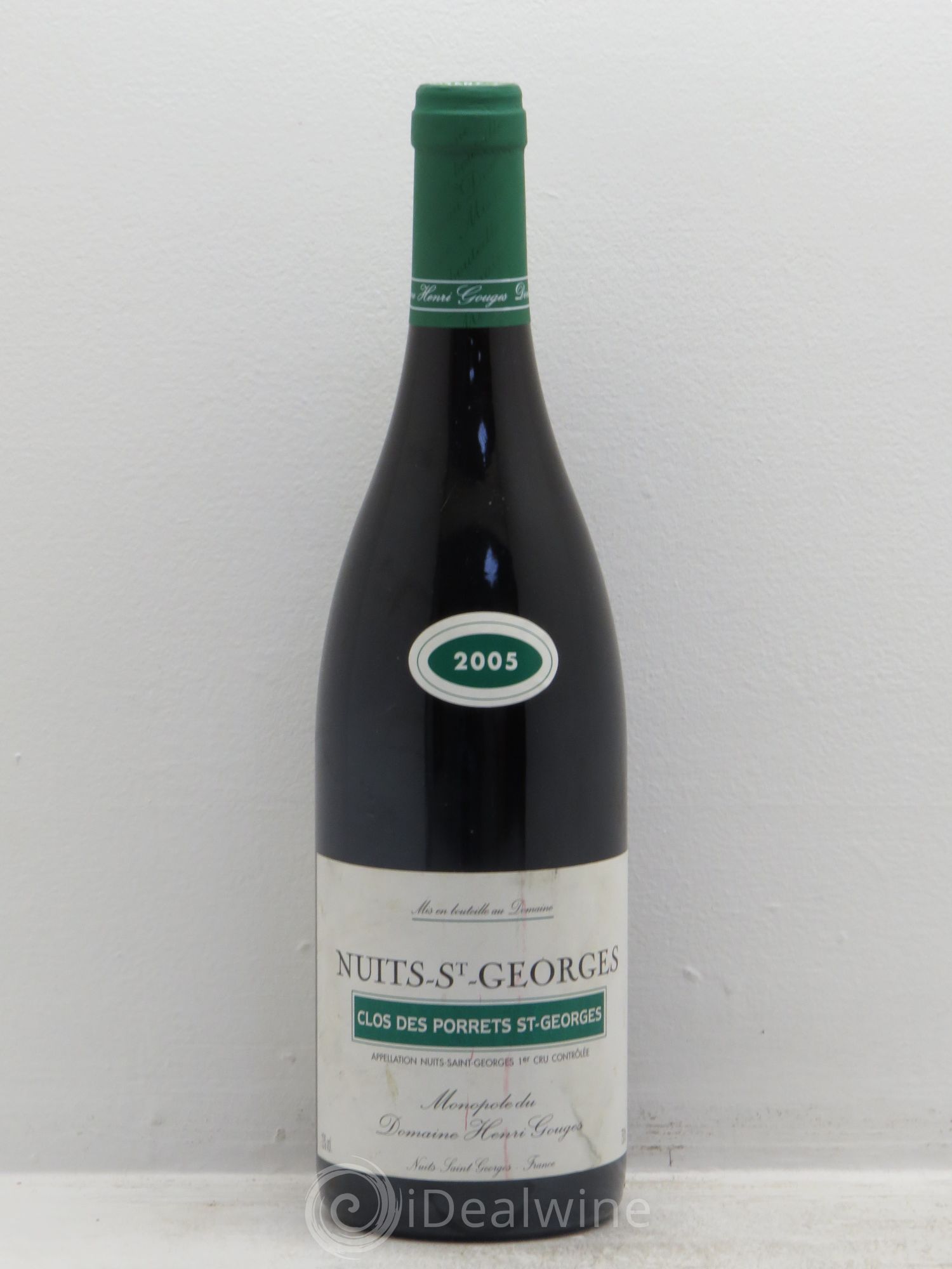 Nuits-Saint-Georges 1er Cru Clos des Porrets St Georges Henri Gouges 2005 - Posten von 1 Flasche - 0