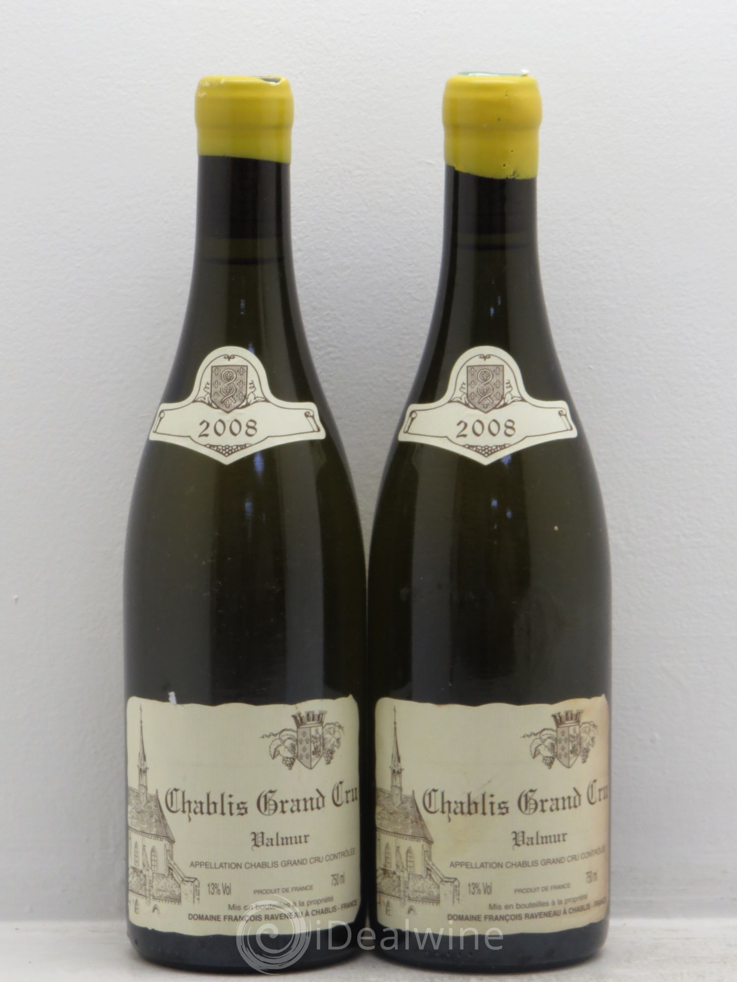 Chablis Grand Cru Valmur Raveneau (Domaine) 2008 - Lot de 2 bouteilles - 0