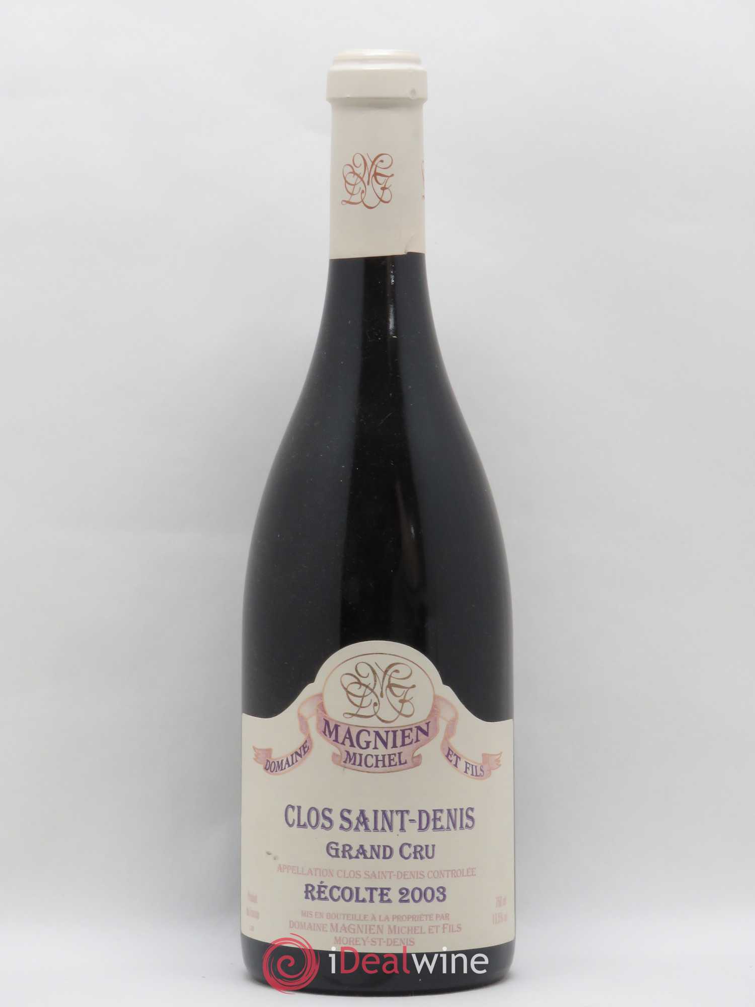 Clos Saint-Denis Grand Cru Michel Magnien 2003 - Lot de 1 bouteille - 0