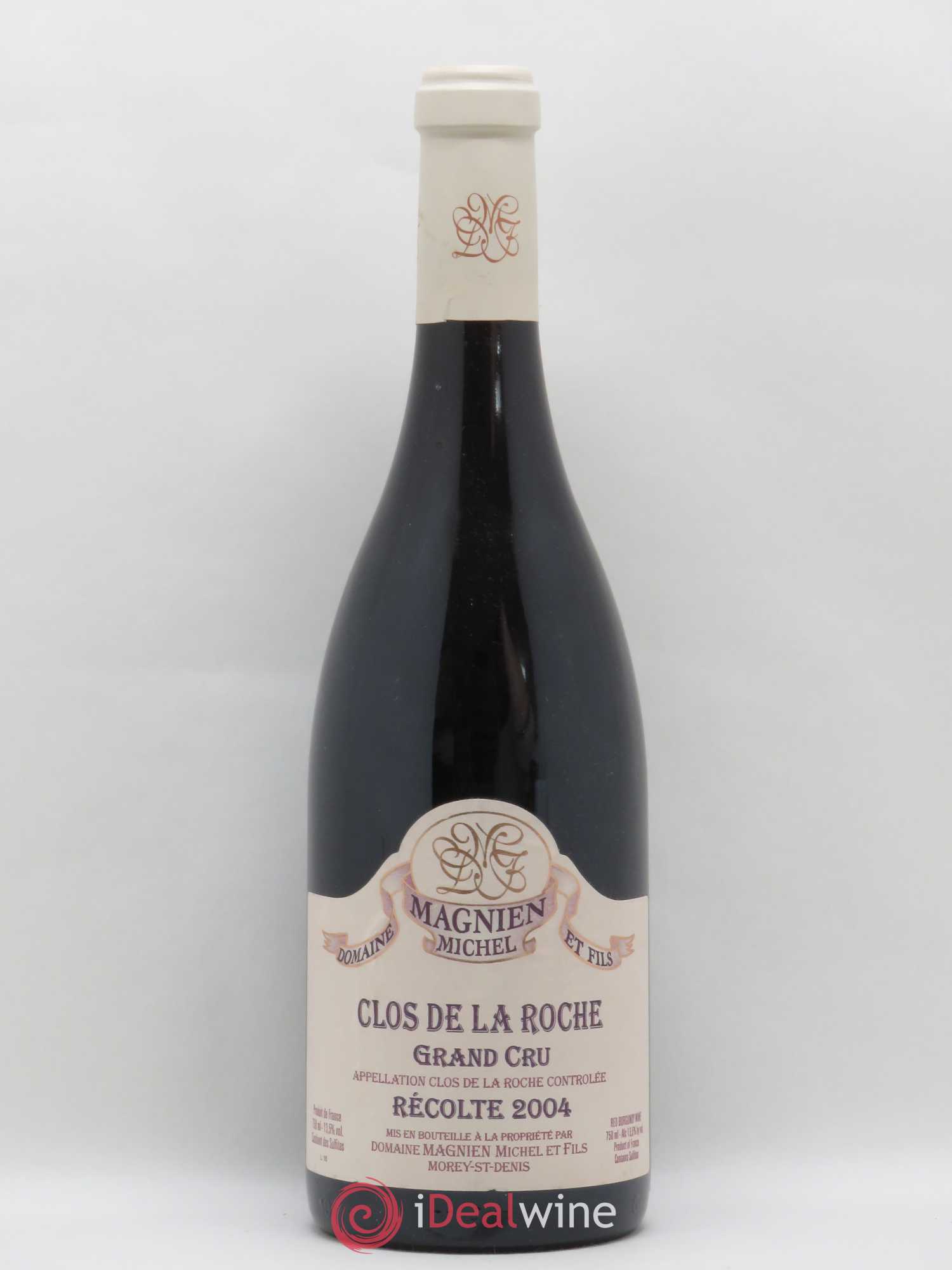 Clos de la Roche Grand Cru Michel Magnien 2004 - Lot de 1 bouteille - 0