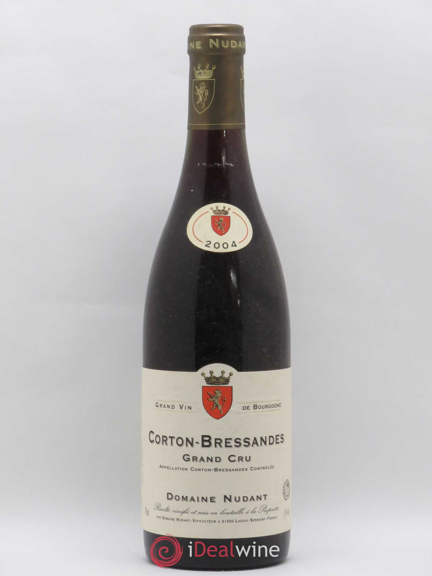 Corton Grand Cru Bressandes Domaine Nudant 2004 - Lot de 1 bouteille - 0