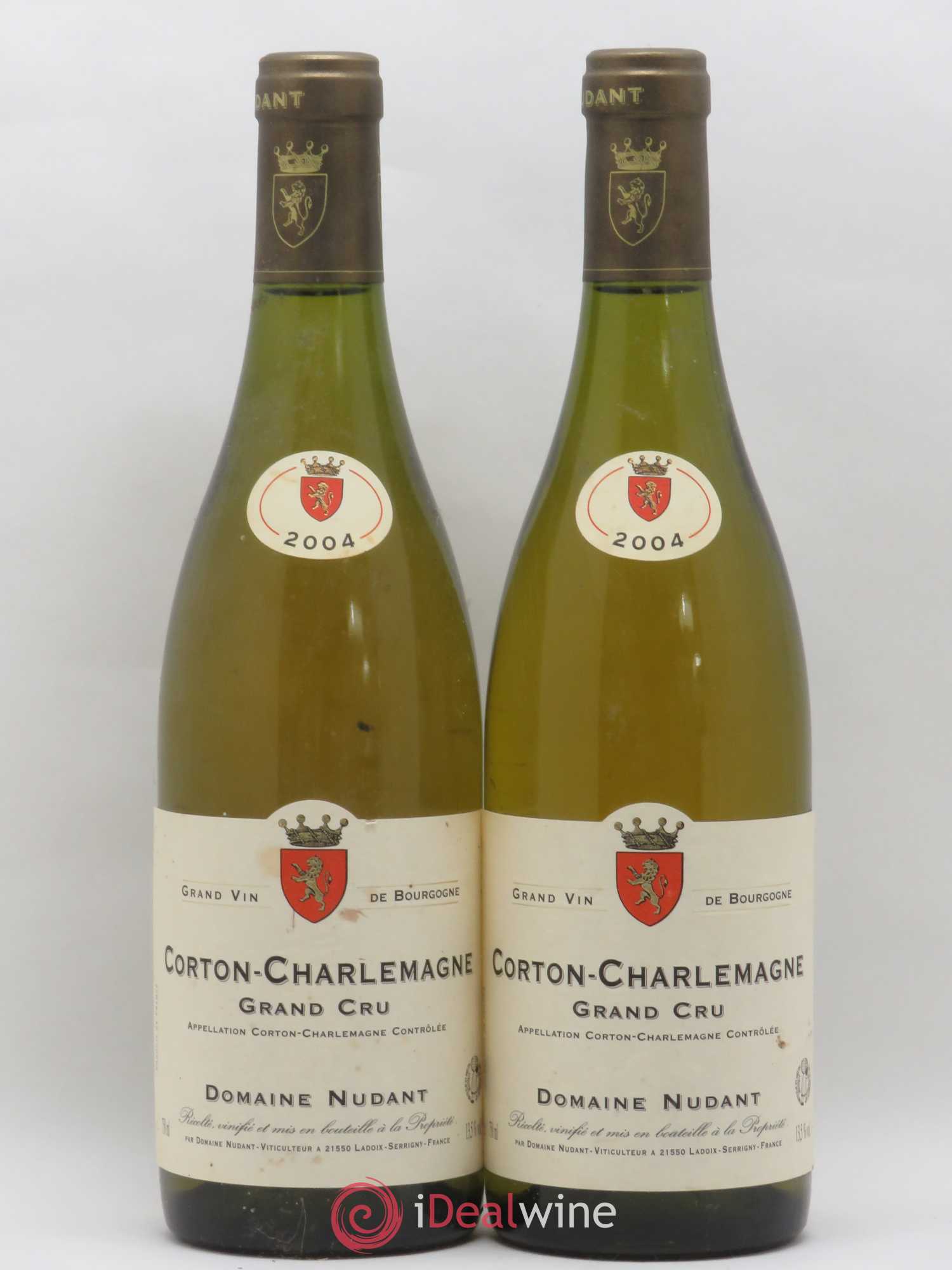 Corton-Charlemagne Grand Cru Domaine Nudant 2004 - Lot de 2 bouteilles - 0