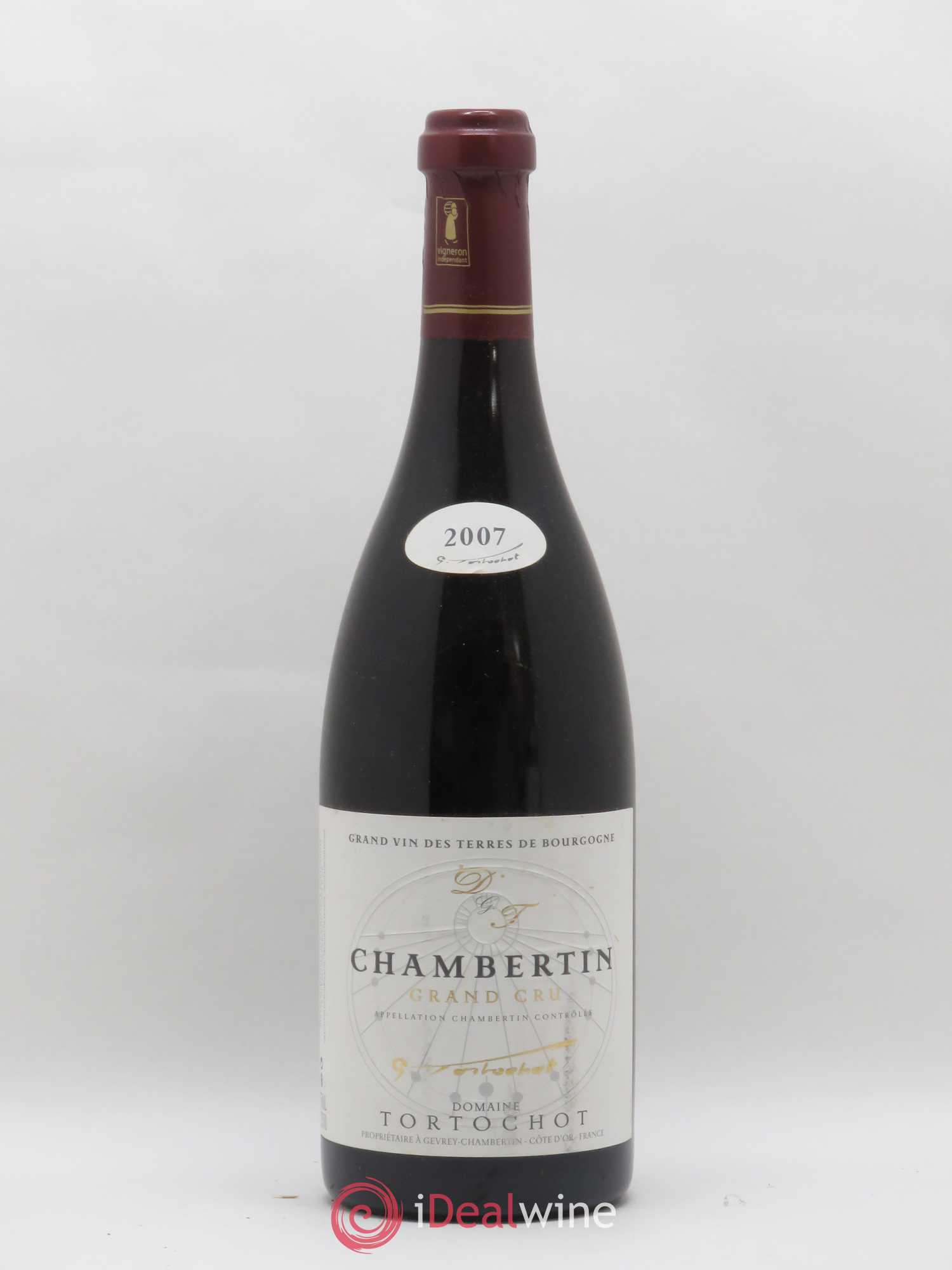 Chambertin Grand Cru Tortochot (Domaine) 2007 - Lot de 1 bouteille - 0