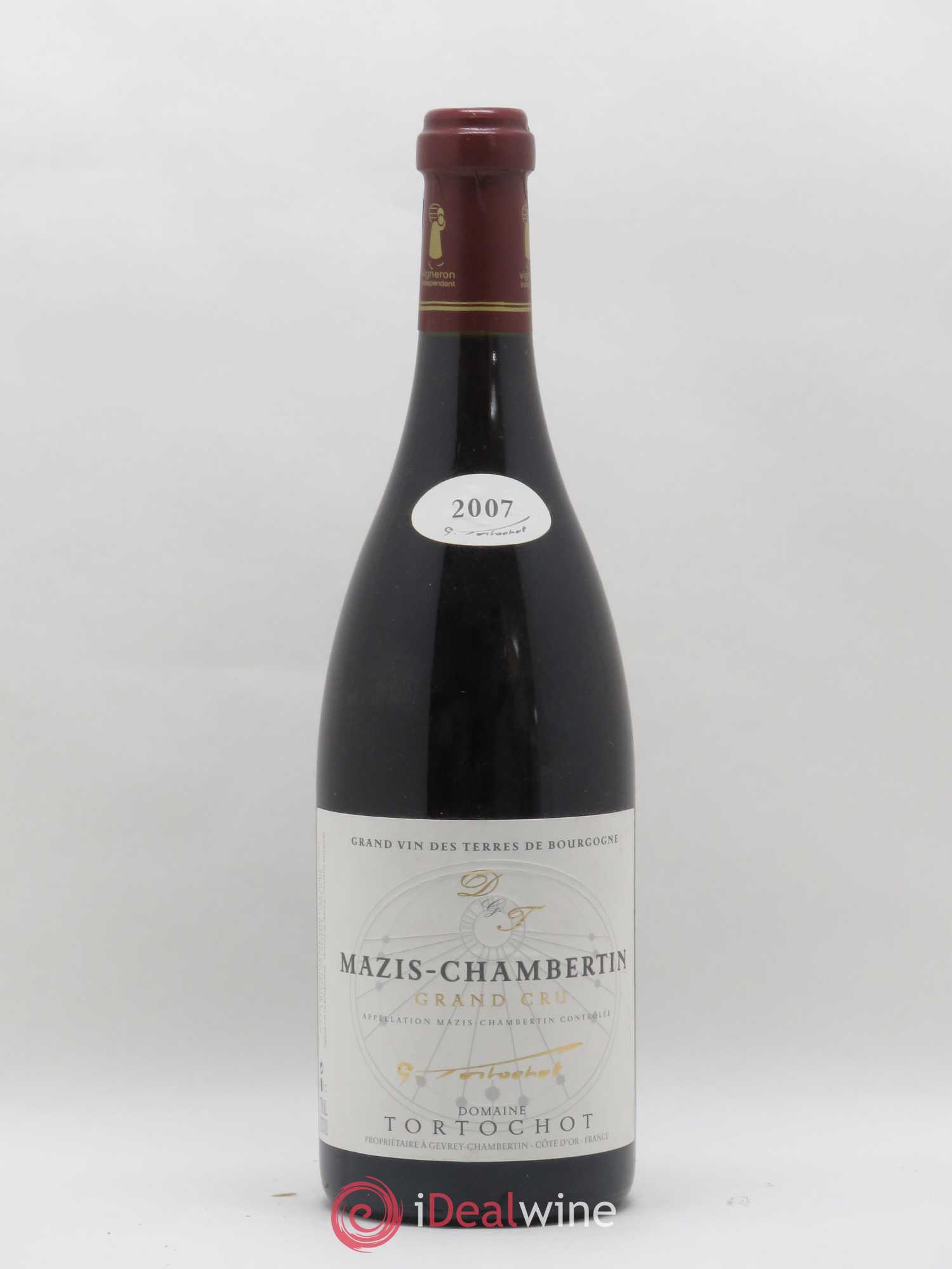 Mazis-Chambertin Grand Cru Tortochot (Domaine) 2007 - Lot de 1 bouteille - 0