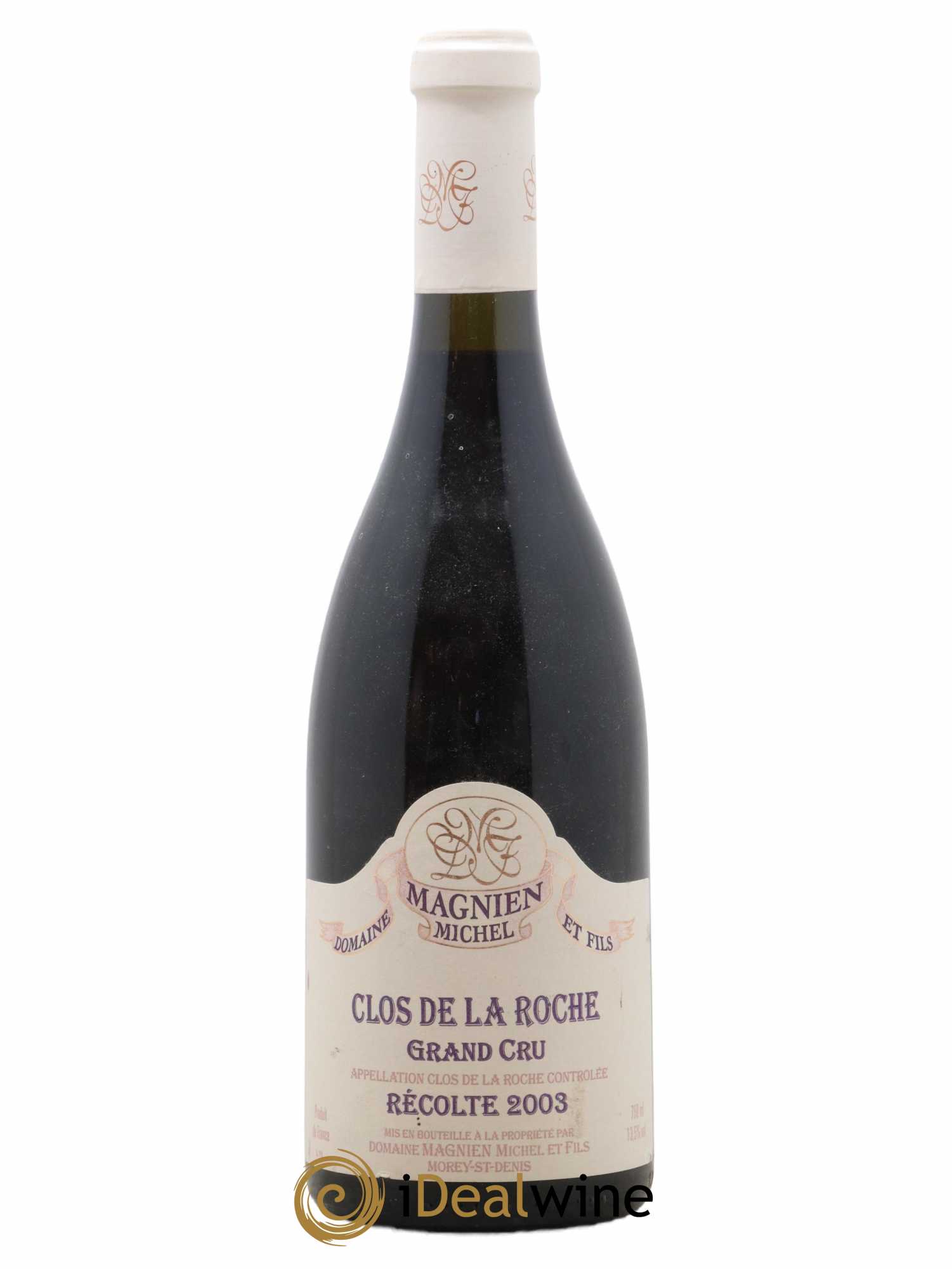 Clos de la Roche Grand Cru Michel Magnien 2003 - Lot de 1 bouteille - 0