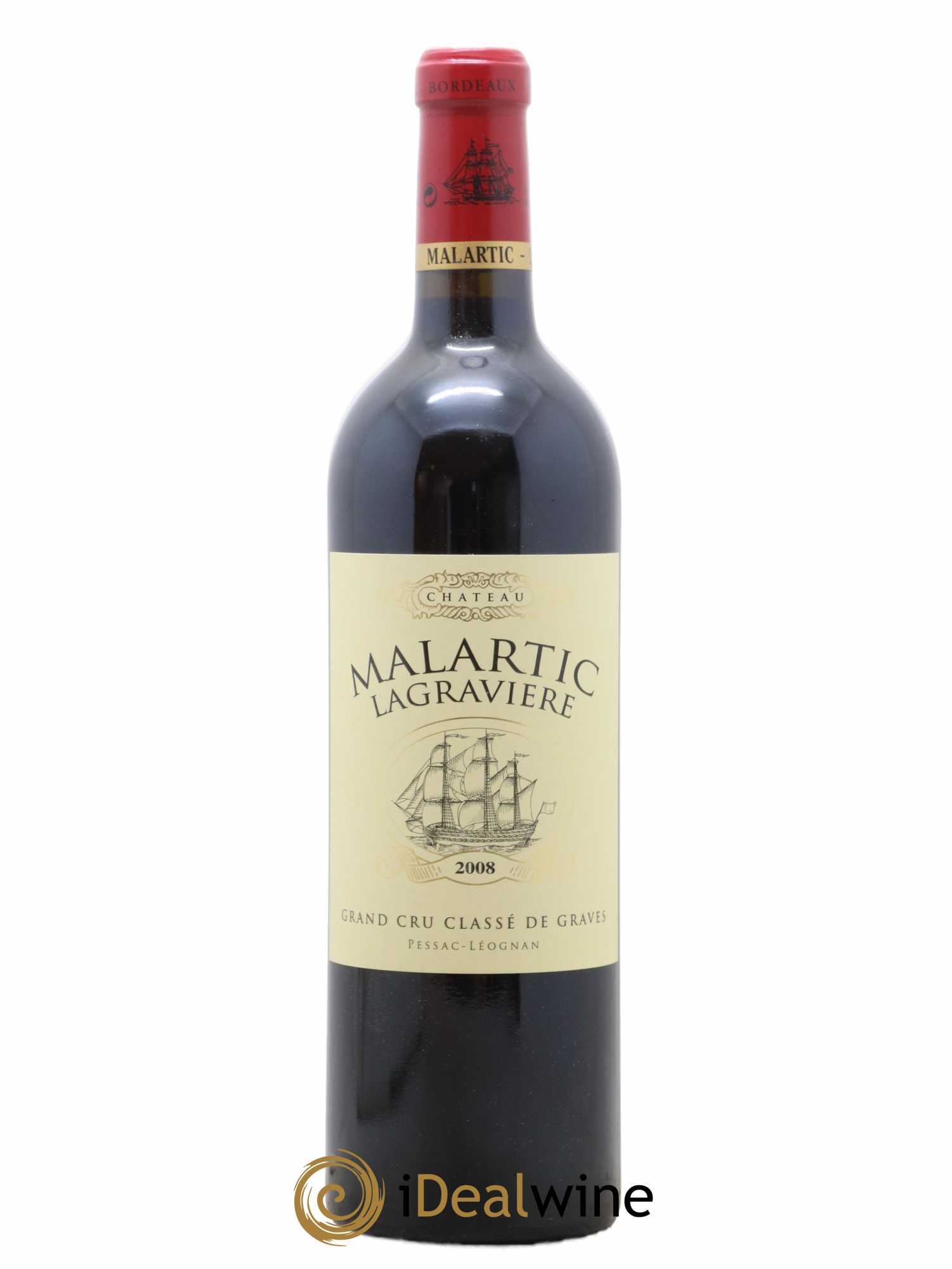 Château Malartic-Lagravière Cru Classé de Graves 2008 - Lot de 1 bouteille - 0