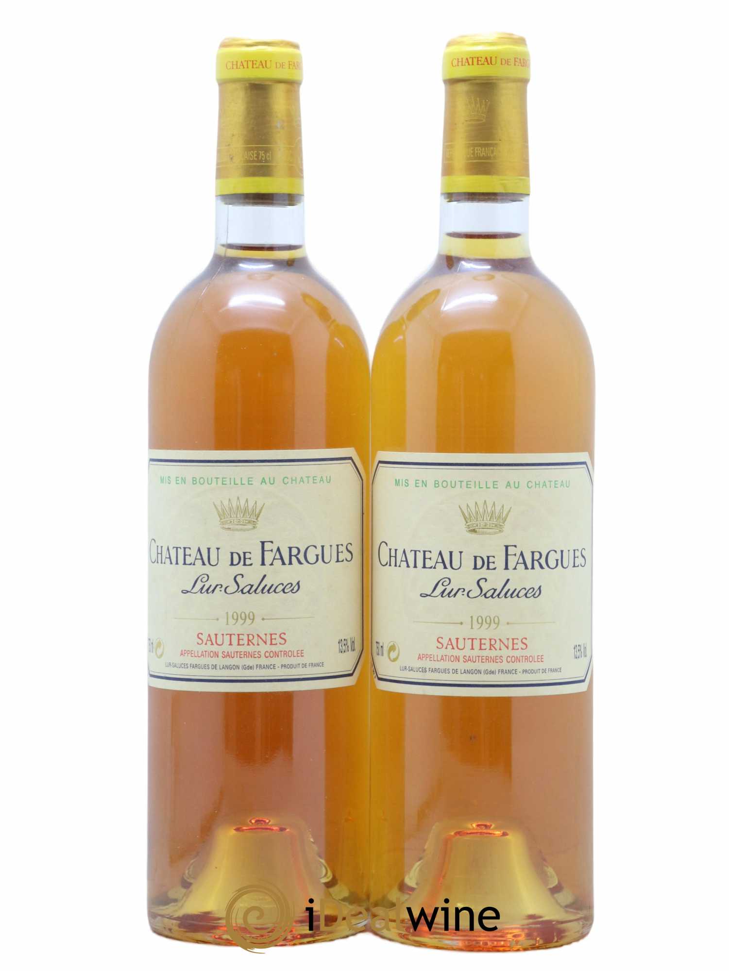 Château de Fargues 1999 - Lotto di 2 bottiglie - 0