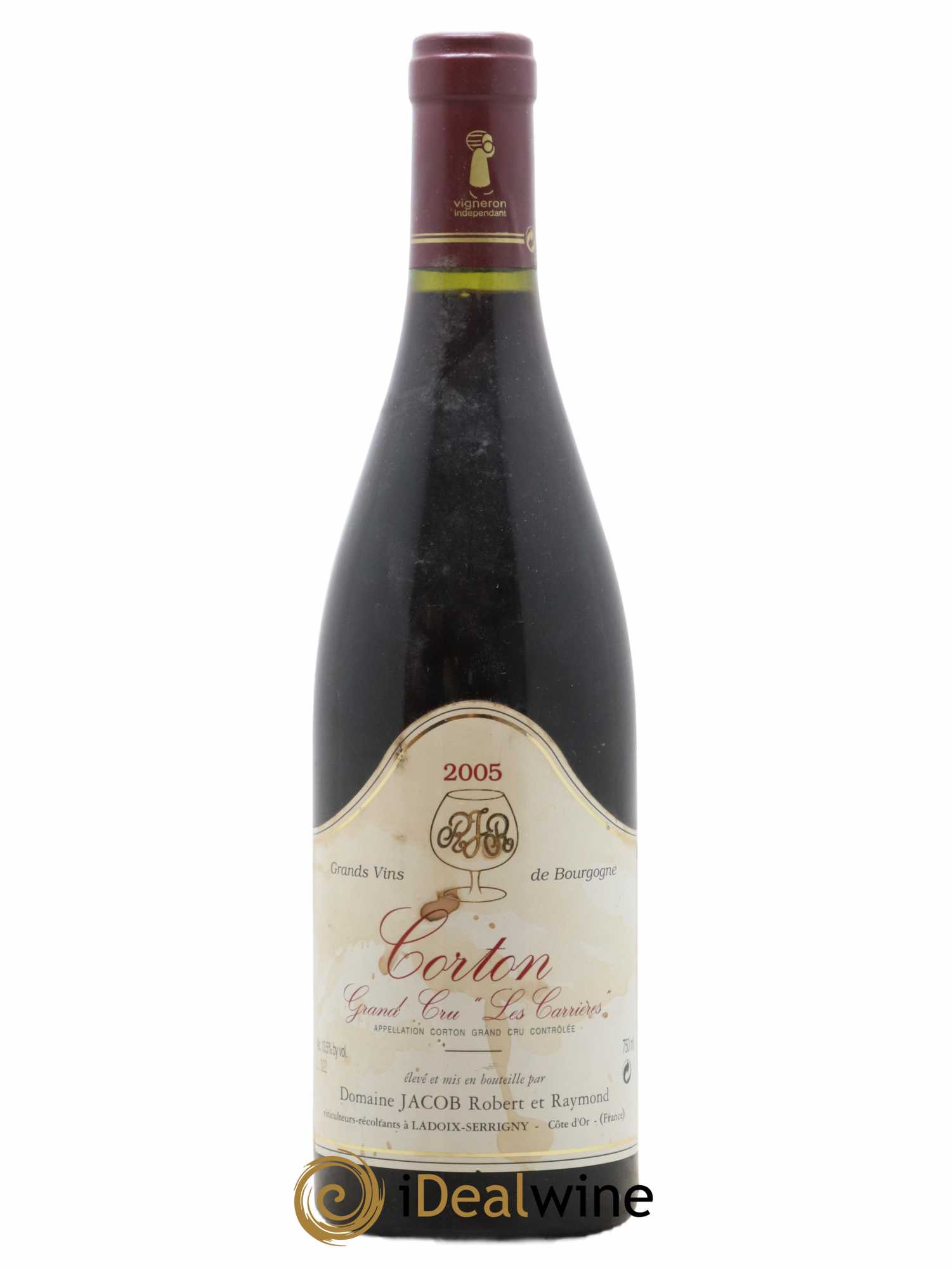 Corton Grand Cru Les Carrières Jacob (Domaine) 2005 - Lot de 1 bouteille - 0