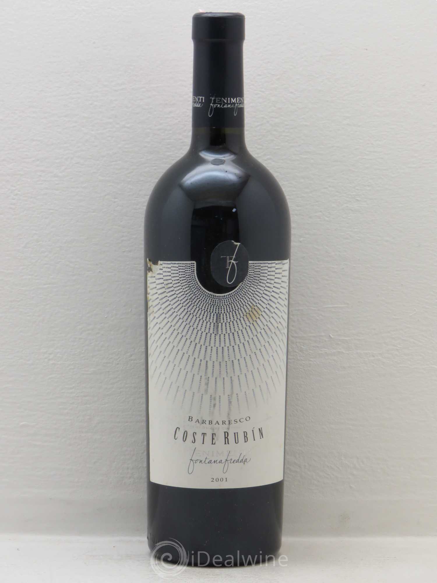 Barbaresco DOCG Coste Rubin Fontanafredda 2001 - Lot de 1 bouteille - 0