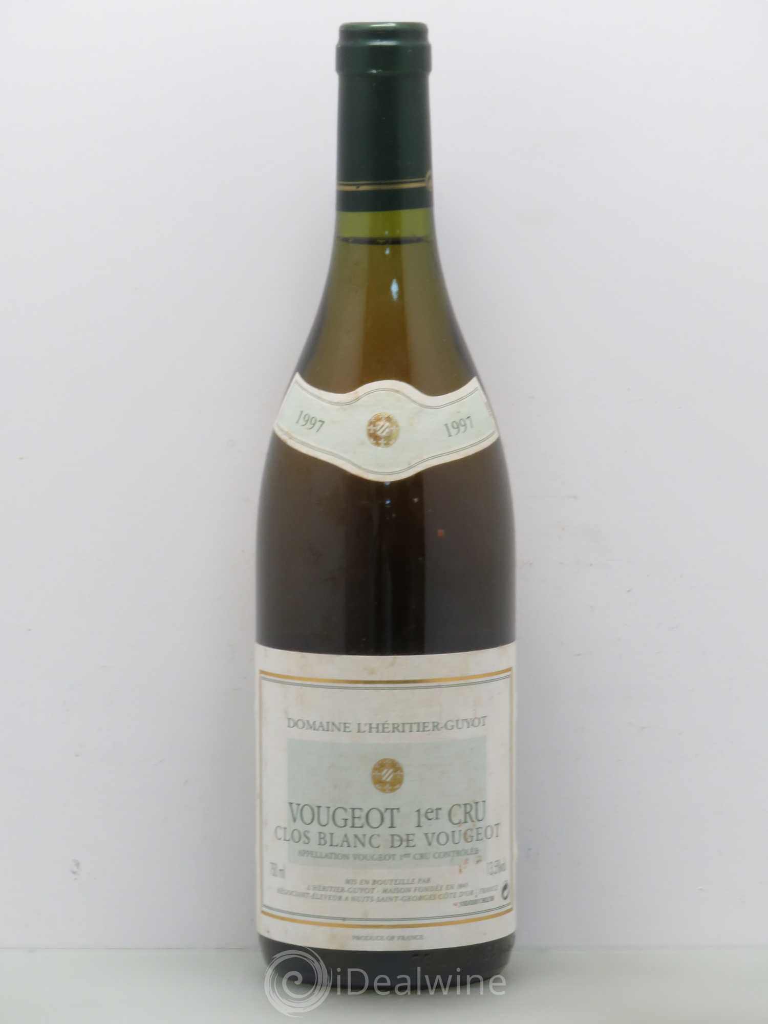 Vougeot 1er Cru Domaine Heritier Guyot 1997 - Lotto di 1 bottiglia - 0