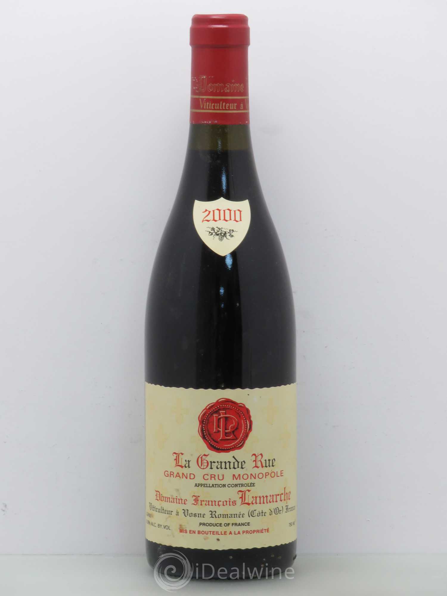 La Grande Rue Grand Cru Lamarche (Domaine) 2000 - Lot de 1 bouteille - 0