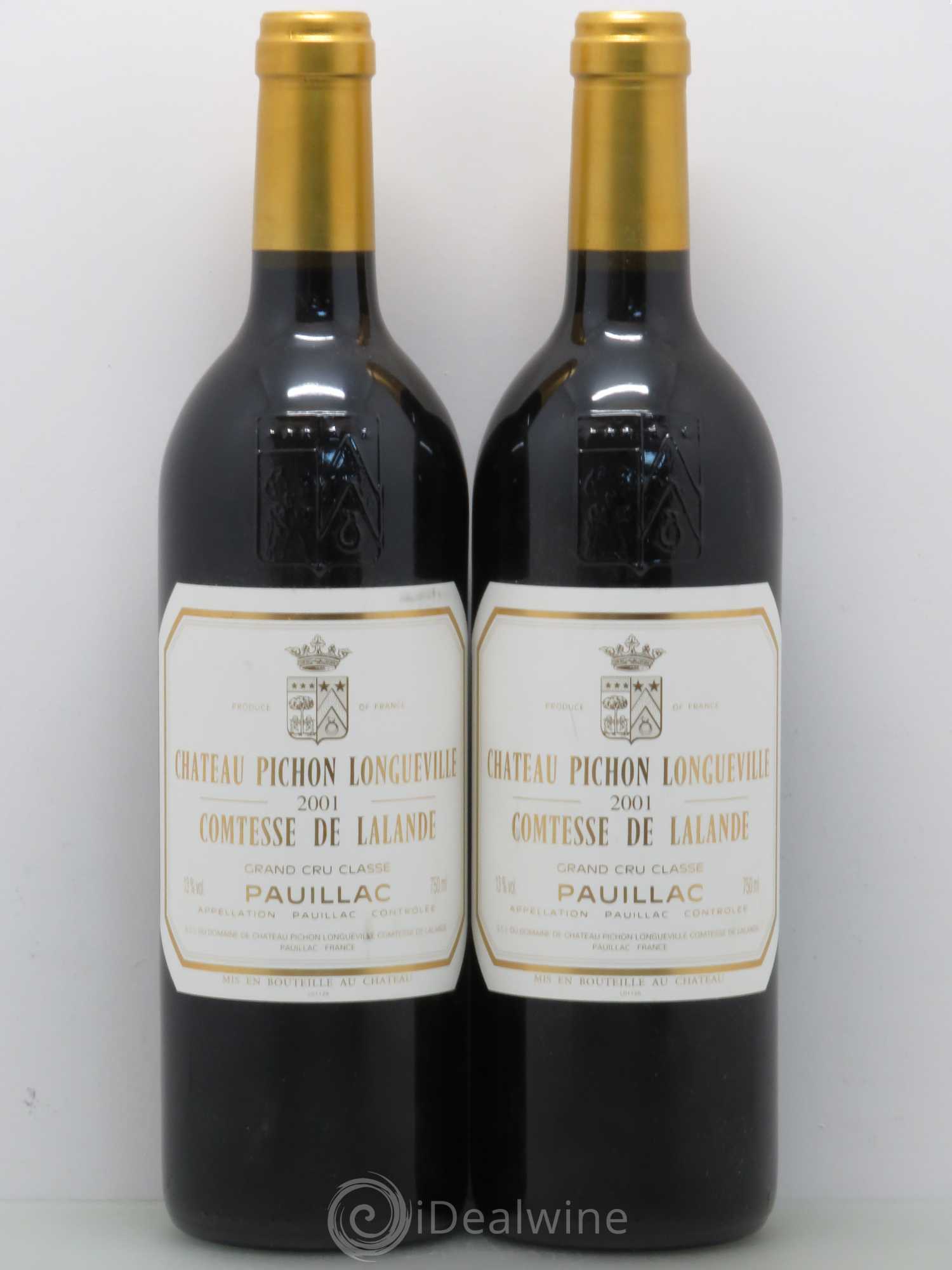 Château Pichon Longueville Comtesse de Lalande 2ème Grand Cru Classé 2001 - Lot de 2 bouteilles - 0