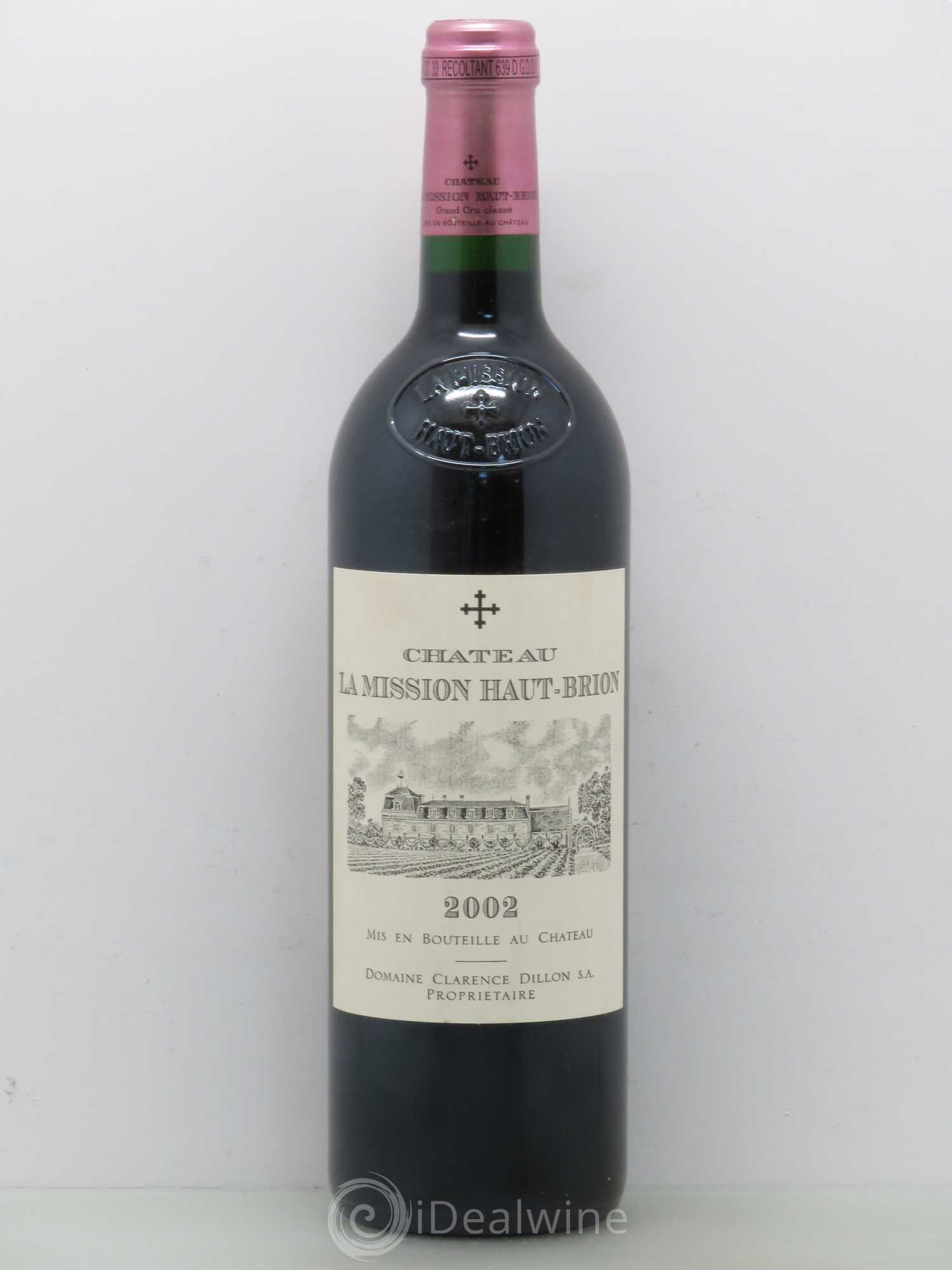 Château la Mission Haut-Brion Cru Classé de Graves 2002 - Lot de 1 bouteille - 0