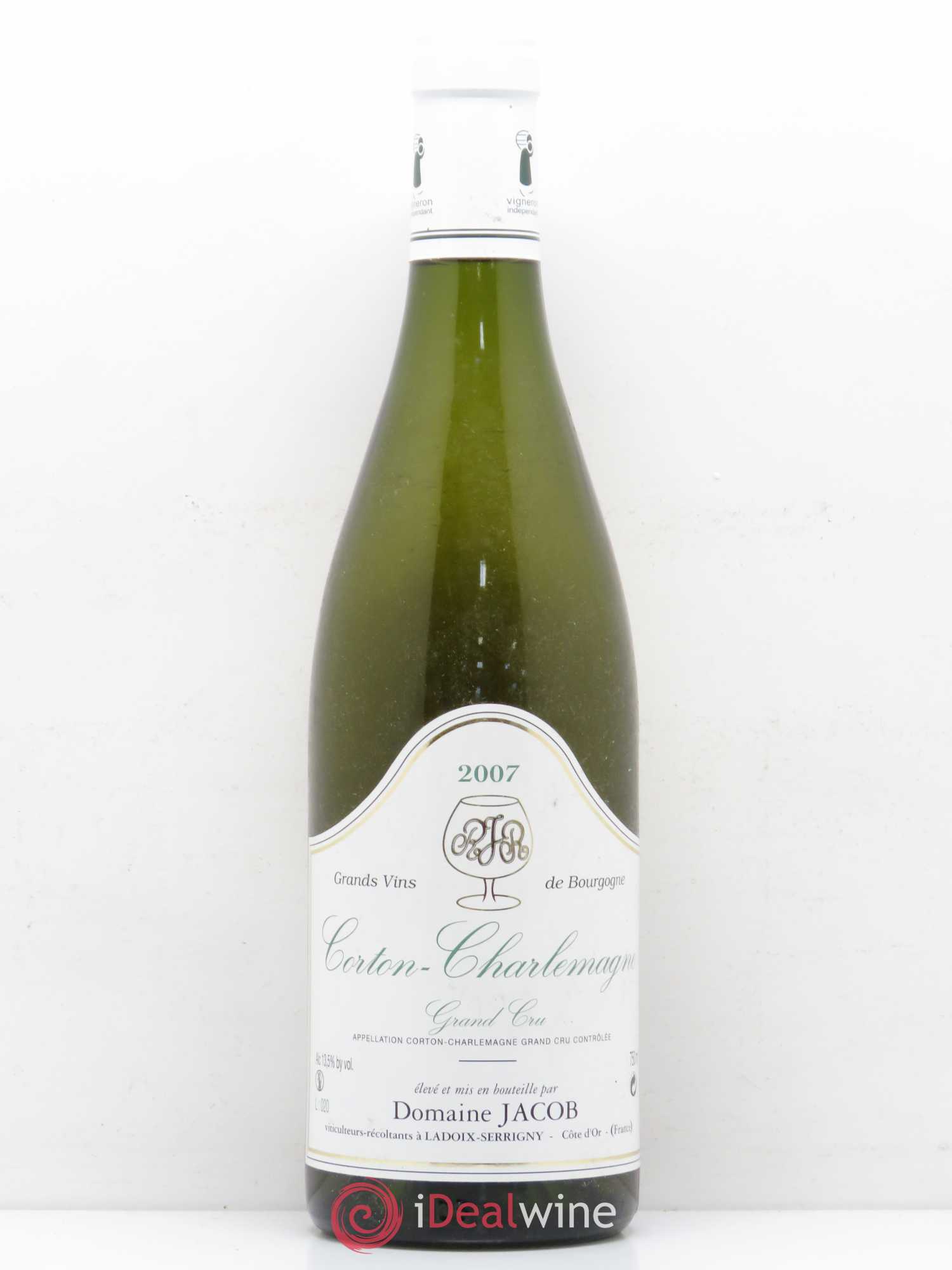 Corton-Charlemagne Grand Cru Robert et Raymond Jacob 2007 - Posten von 1 Flasche - 0