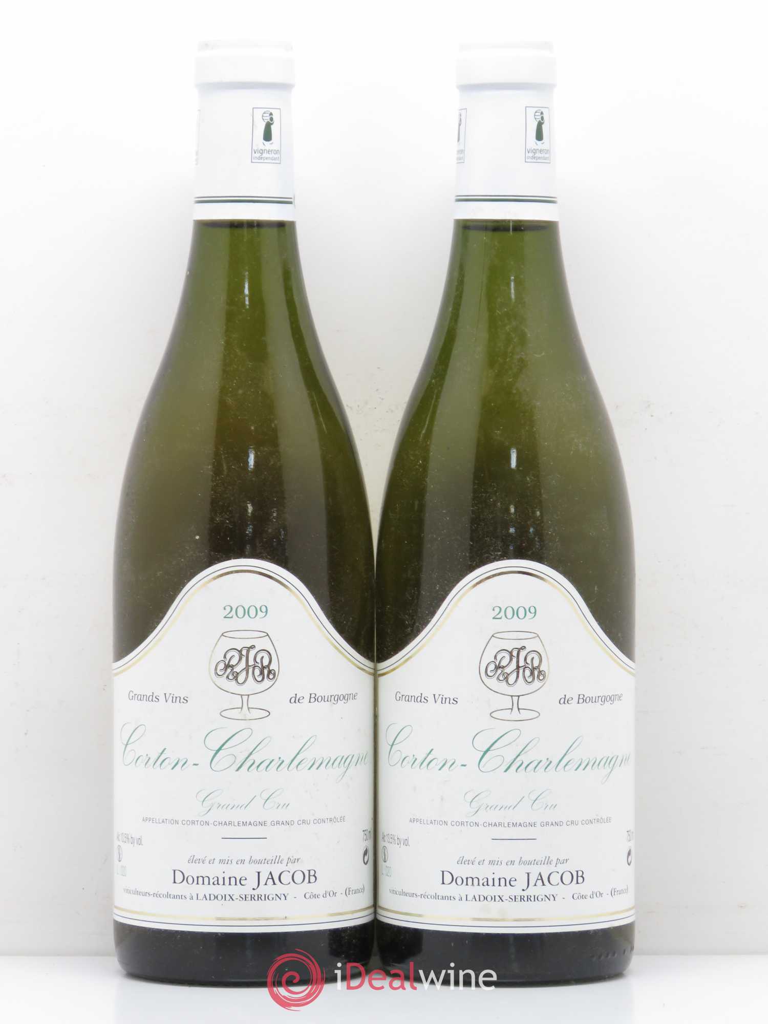 Corton-Charlemagne Grand Cru Robert et Raymond Jacob 2009 - Posten von 2 Flaschen - 0