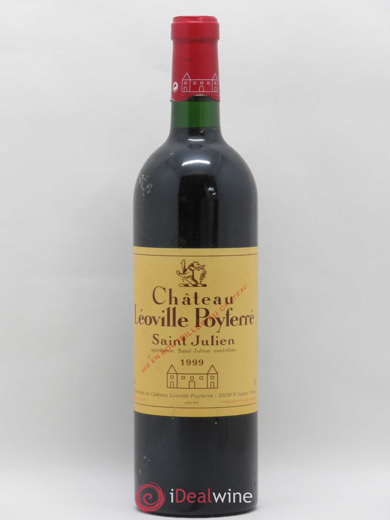 Château Léoville Poyferré 2ème Grand Cru Classé 1999 - Lot de 1 bouteille - 0