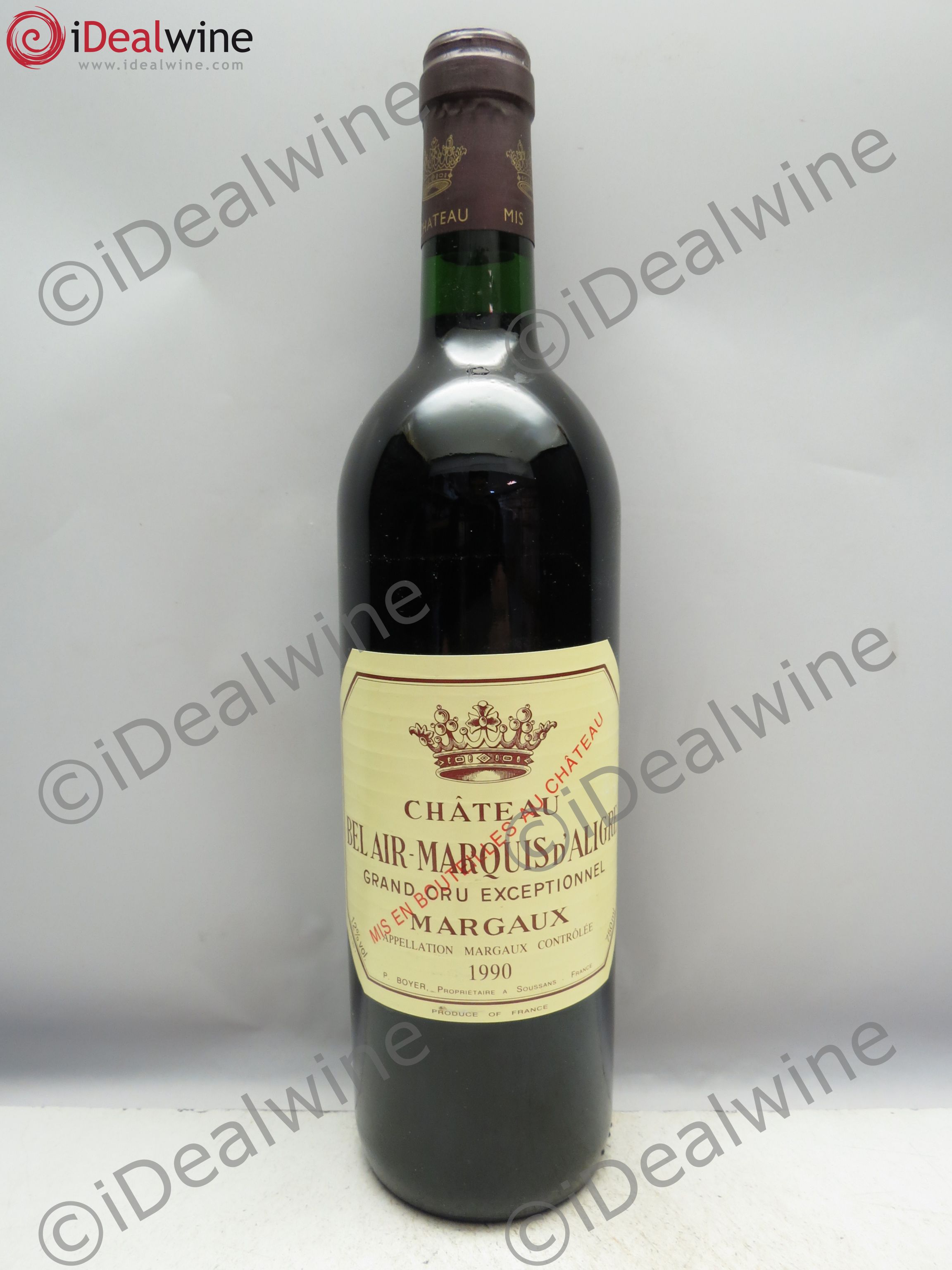Château Bel Air Marquis d'Aligre 1990 - Lot de 1 bouteille - 0
