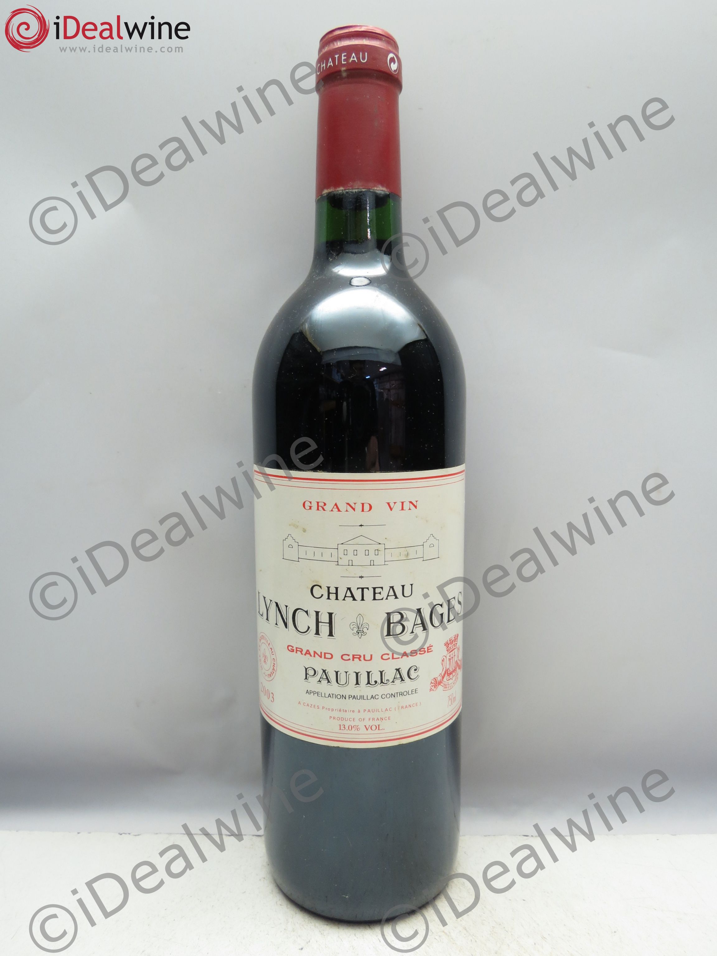 Château Lynch Bages 5ème Grand Cru Classé 2003 - Lot de 1 bouteille - 0