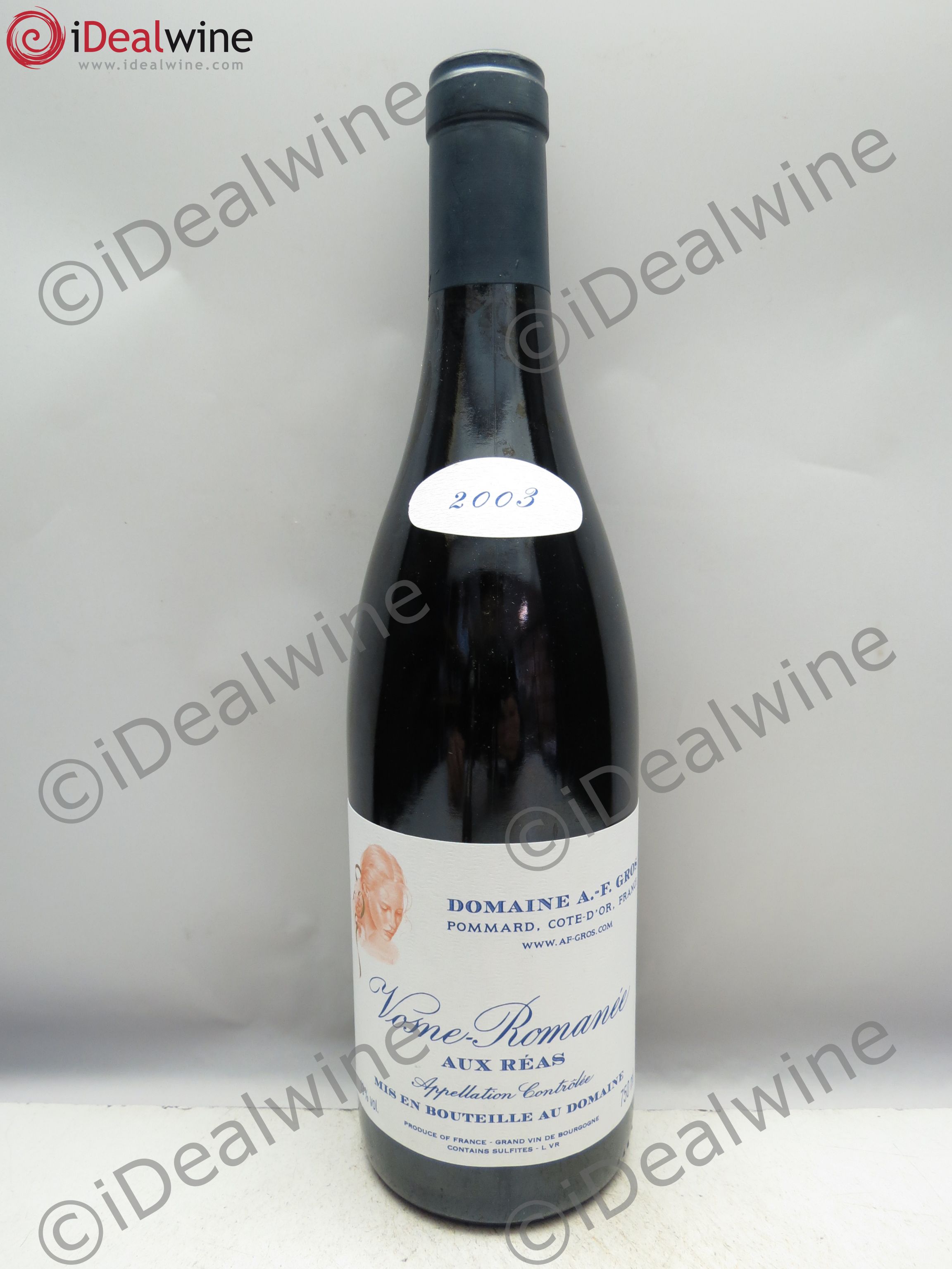 Vosne-Romanée A.-F. Gros Aux Réas 2003 - Lot de 1 bouteille - 0
