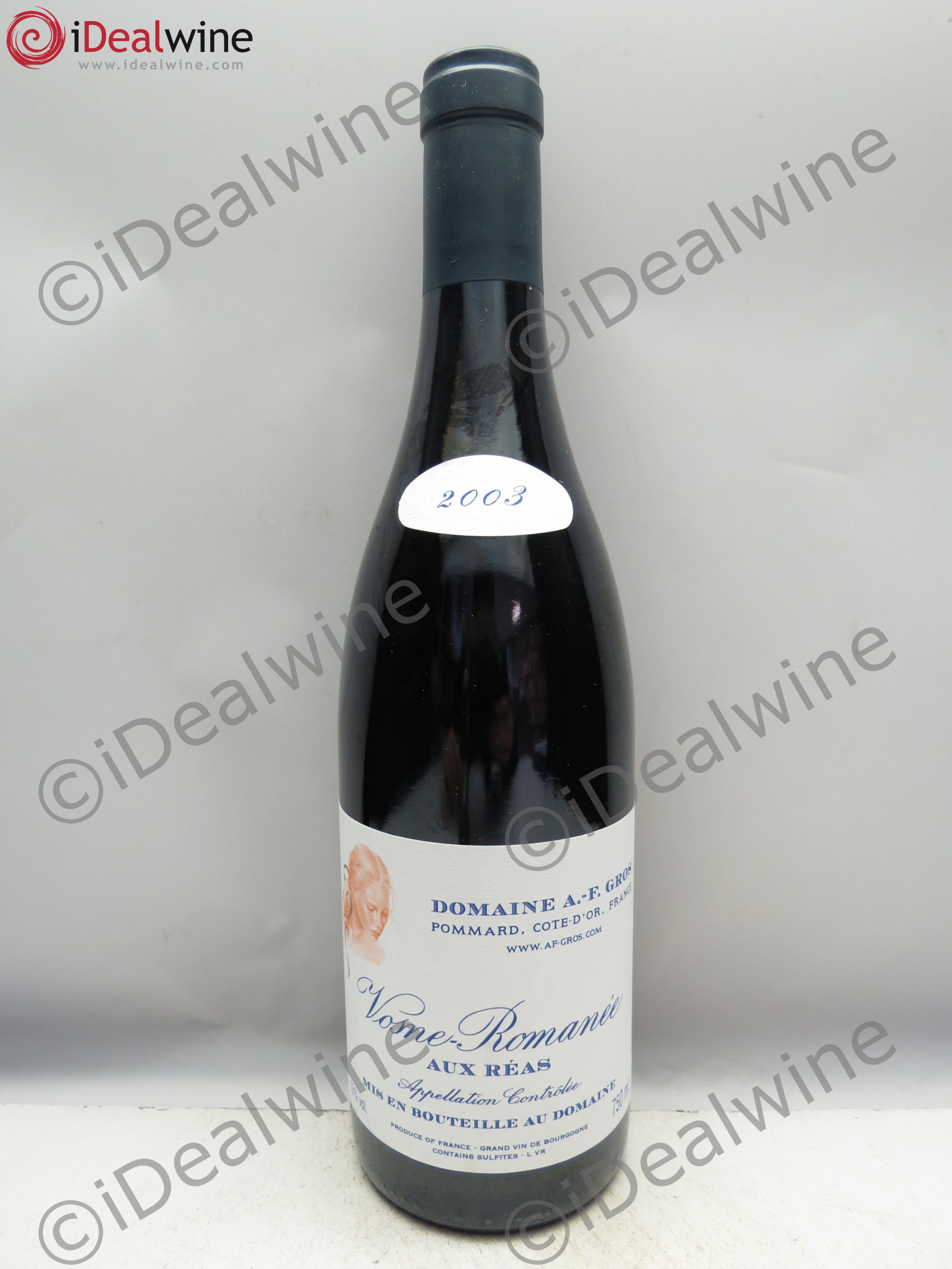 Vosne-Romanée A.-F. Gros Aux Réas 2003 - Lot de 1 bouteille - 0
