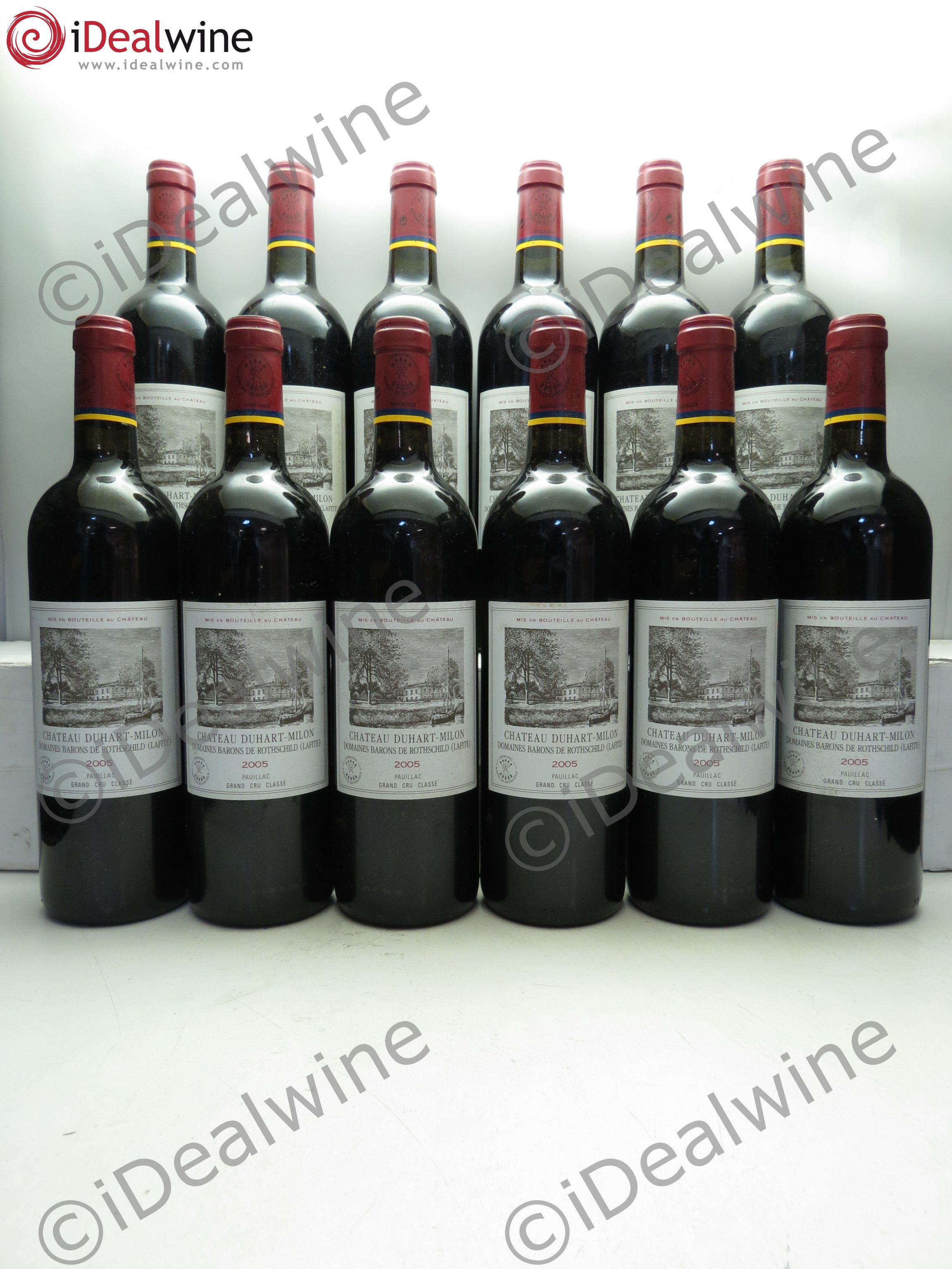 Château Duhart-Milon 4ème Grand Cru Classé 2005 - Lot de 12 bouteilles - 0