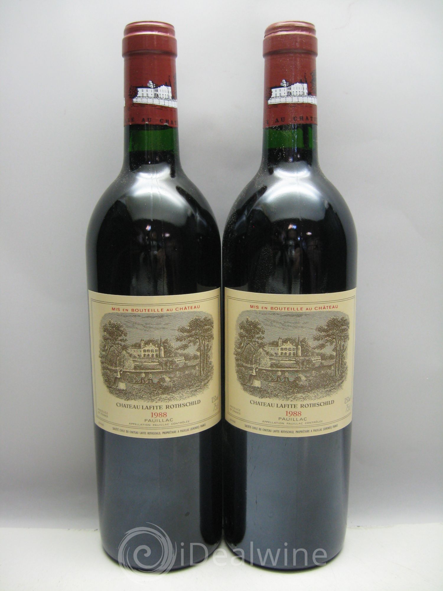 Château Lafite Rothschild 1er Grand Cru Classé 1988 - Lot de 12 bouteilles - 0