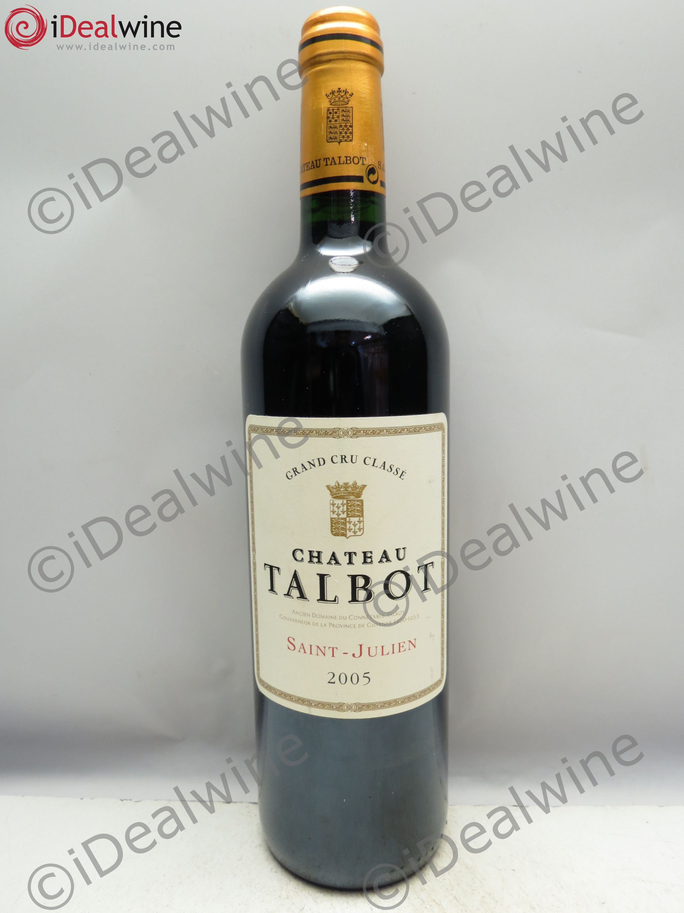 Château Talbot 4ème Grand Cru Classé 2005 - Lot de 1 bouteille - 0