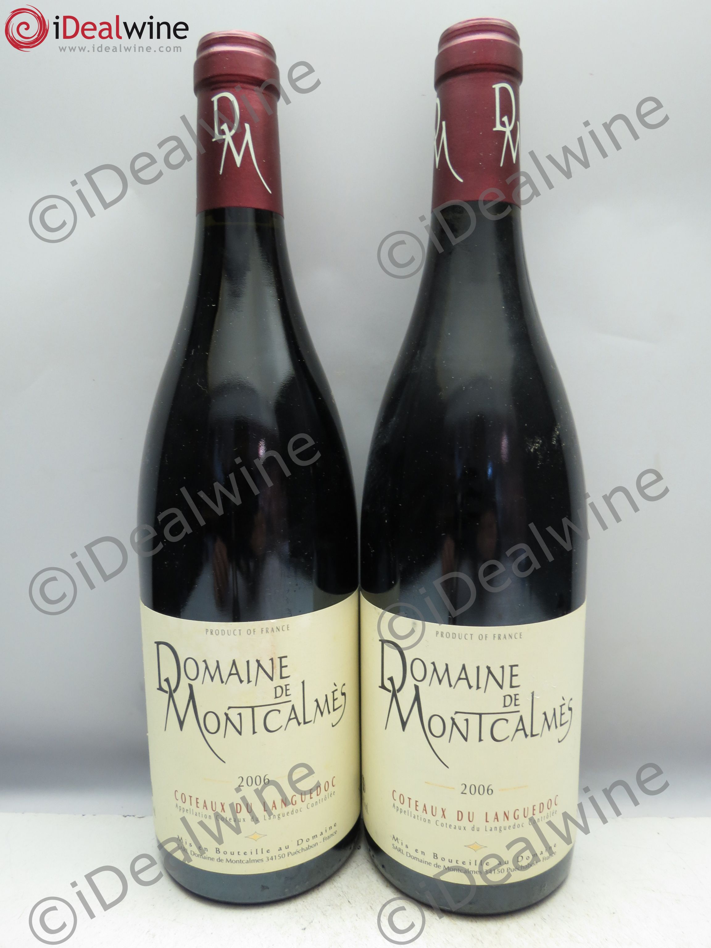 Terrasses du Larzac Domaine de Montcalmès Frédéric Pourtalié 2006 - Lot de 2 bouteilles - 0