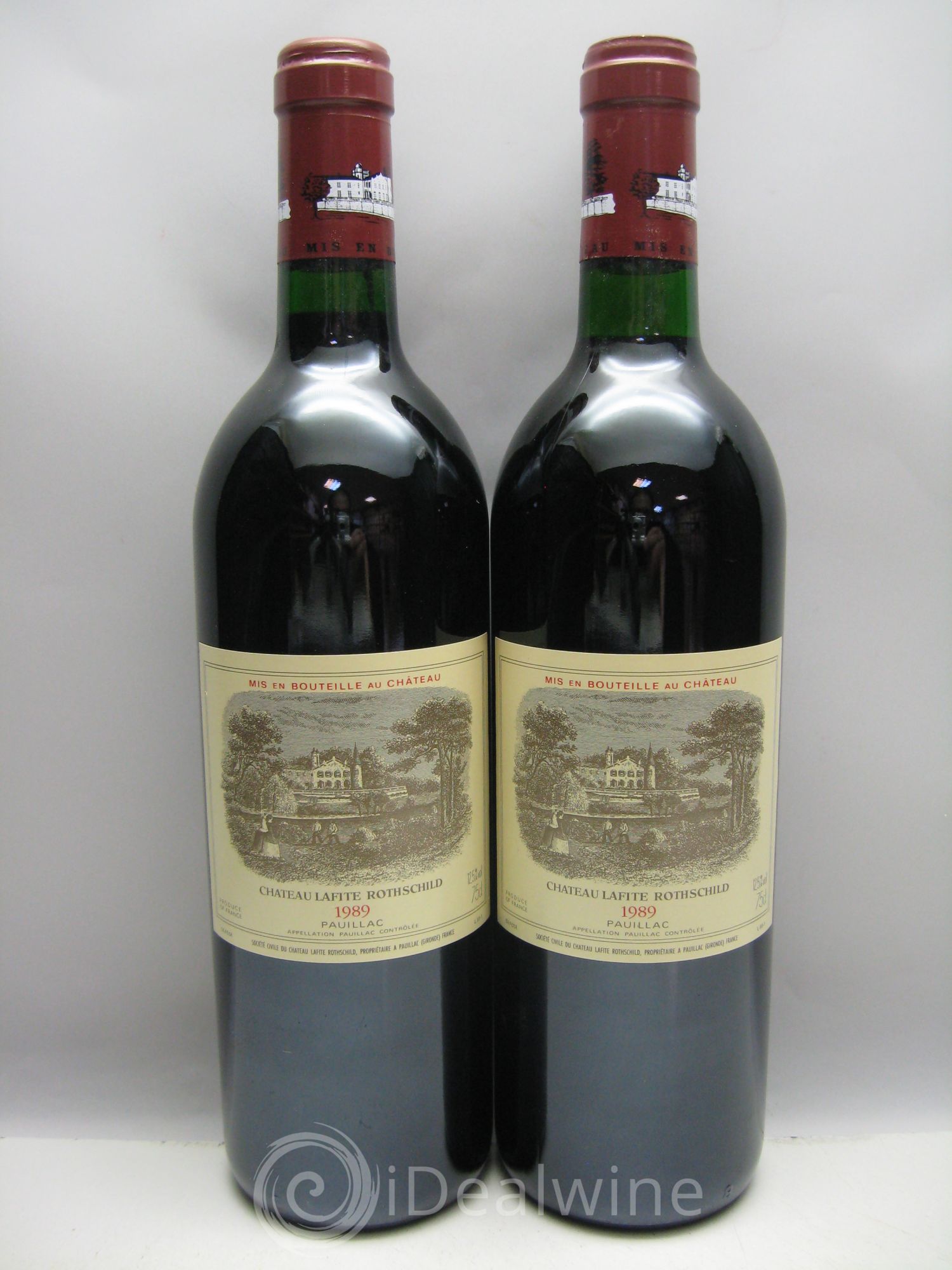 Château Lafite Rothschild 1er Grand Cru Classé 1989 - Lot de 12 bouteilles - 0