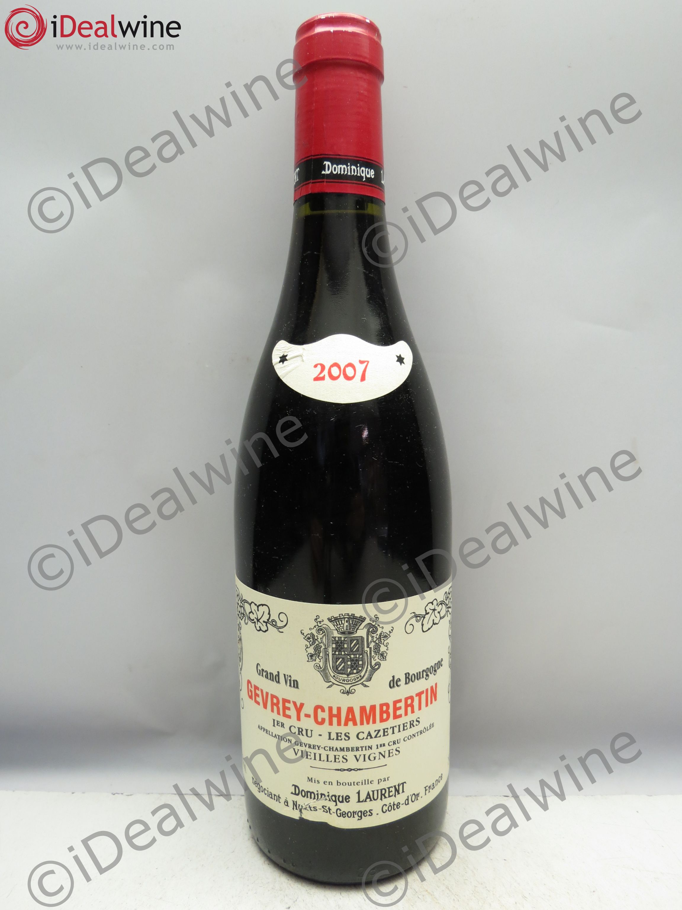 Gevrey-Chambertin 1er Cru Vieilles Vignes Dominique Laurent 2007 - Lot de 1 bouteille - 0