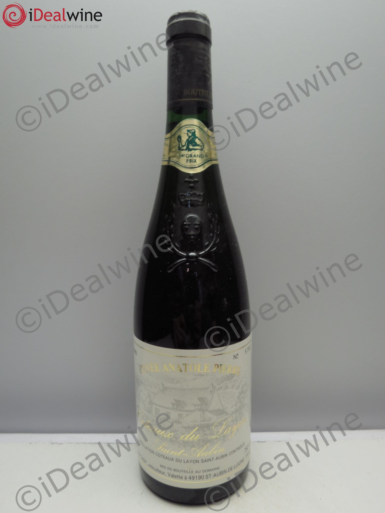 Coteaux du Layon St Aubin Cuvée Anatole Pierre Domaine Cady 1990 - Posten von 1 Flasche - 0