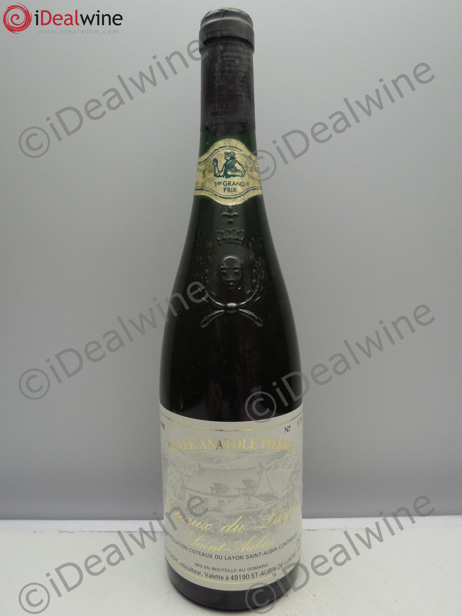 Coteaux du Layon St Aubin Cuvée Anatole Pierre Domaine Cady 1990 - Posten von 1 Flasche - 0