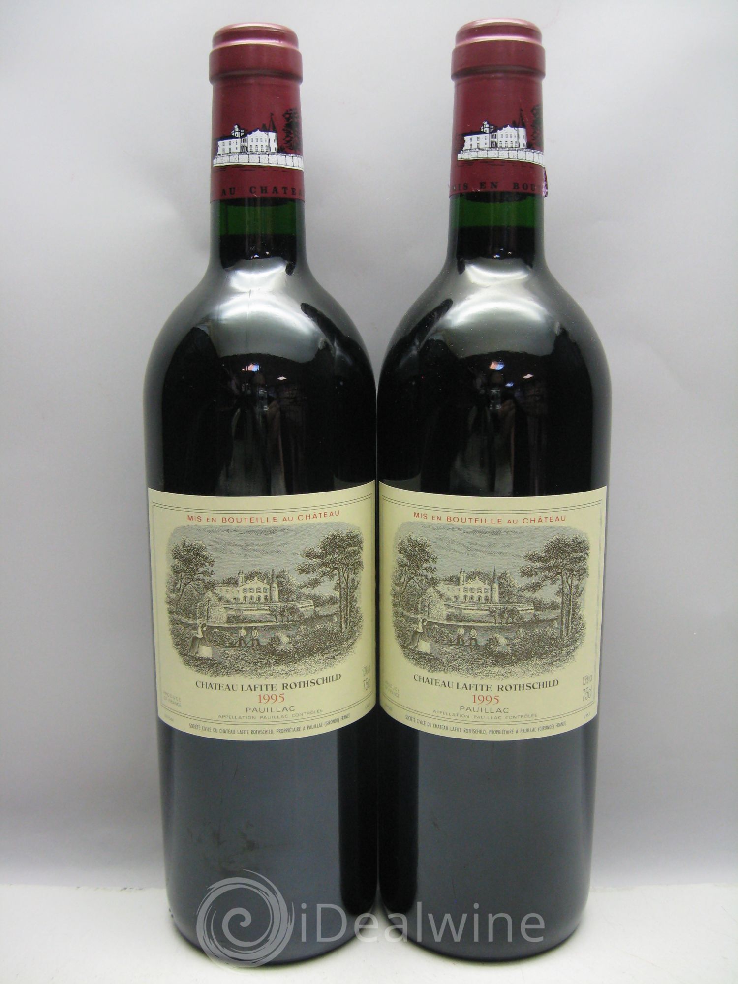 Château Lafite Rothschild 1er Grand Cru Classé 1995 - Lot de 12 bouteilles - 0