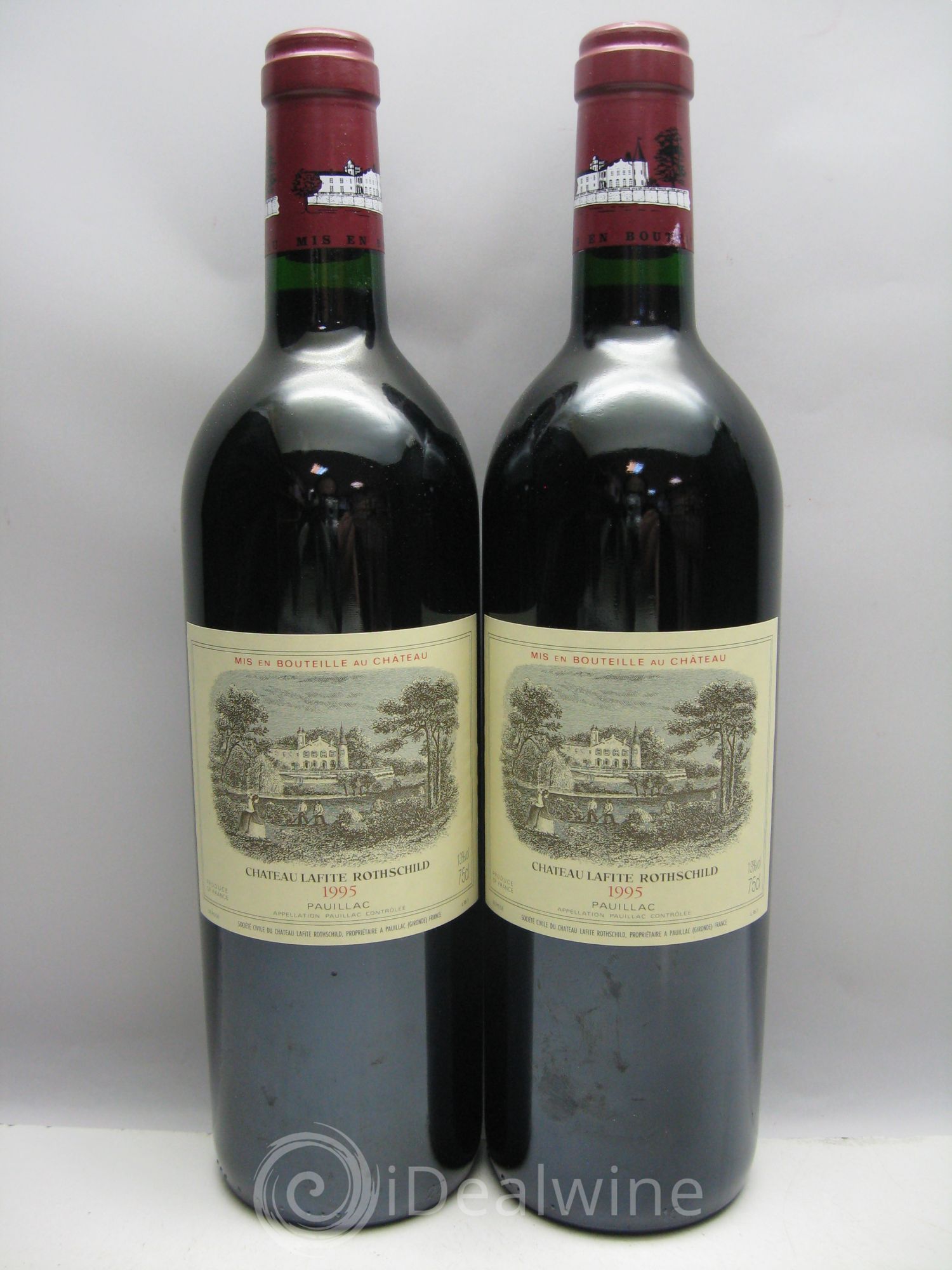 Château Lafite Rothschild 1er Grand Cru Classé 1995 - Lot de 12 bouteilles - 1