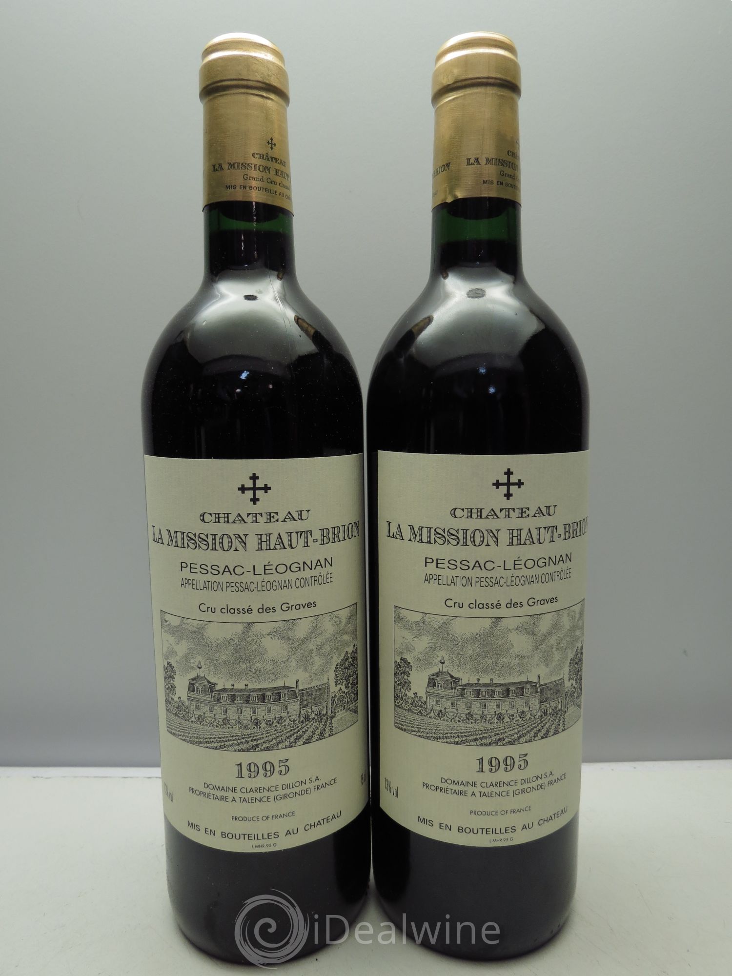 Château la Mission Haut-Brion Cru Classé de Graves 1995 - Lot de 6 bouteilles - 2